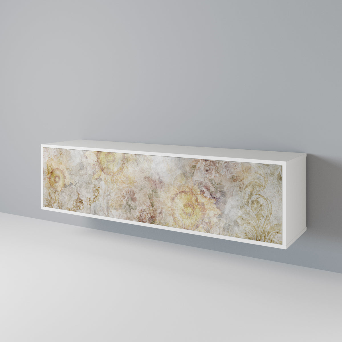 SUNFLOWER BLUR 3-Door TV Cabinet
