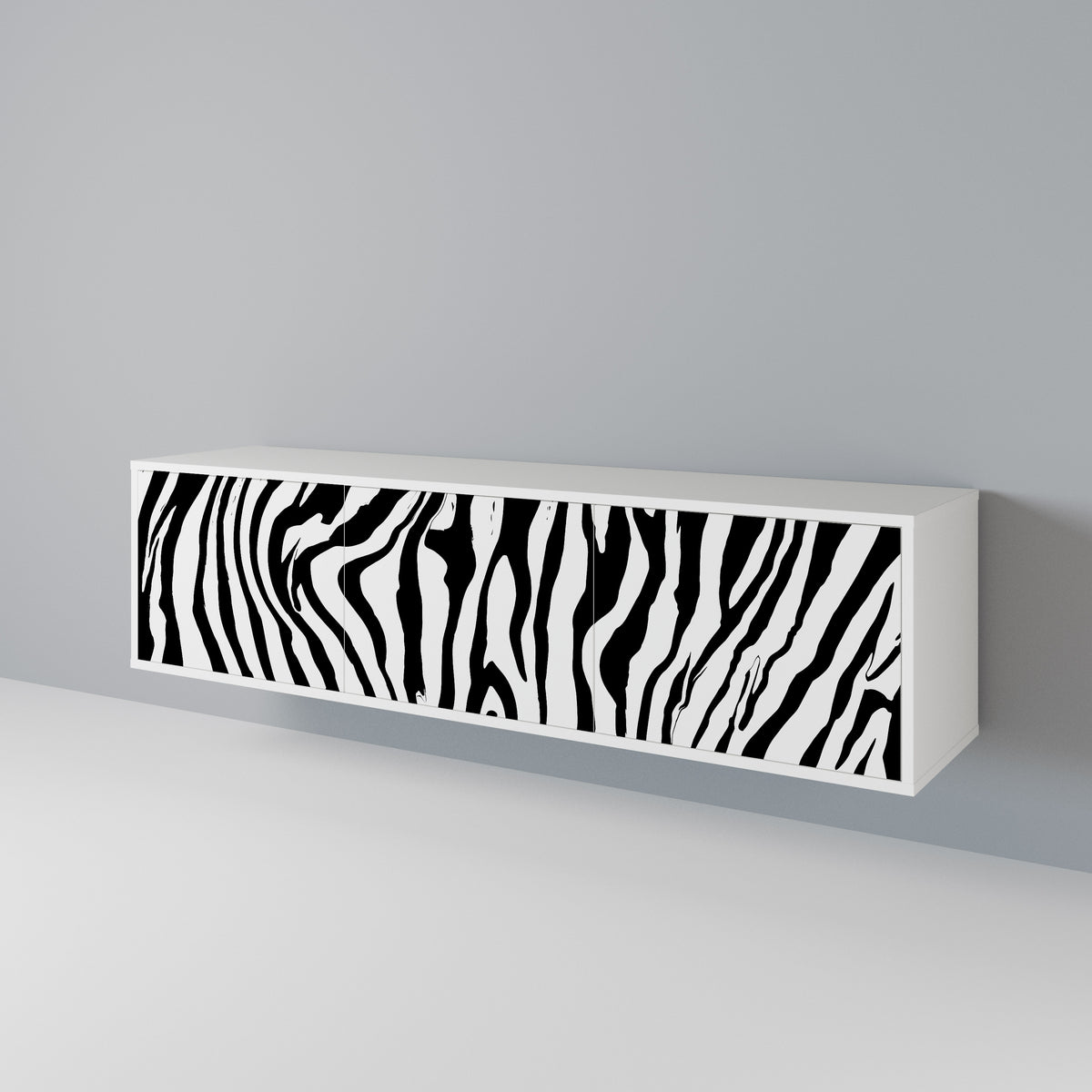 SPLENDID ZEBRA 3-Door TV Cabinet