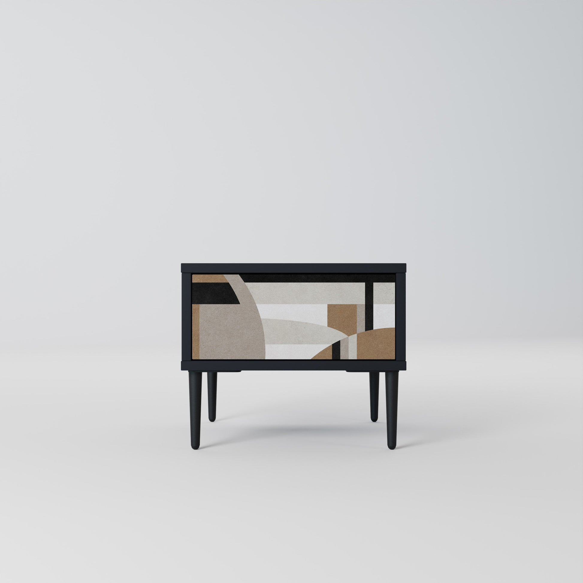 Table de chevet DELICATE MEMENTO en finition noire