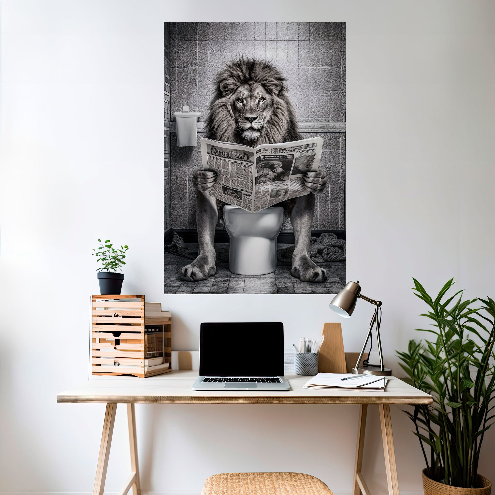 REVUE DE PRESSE ROAR Affiche verticale autocollante