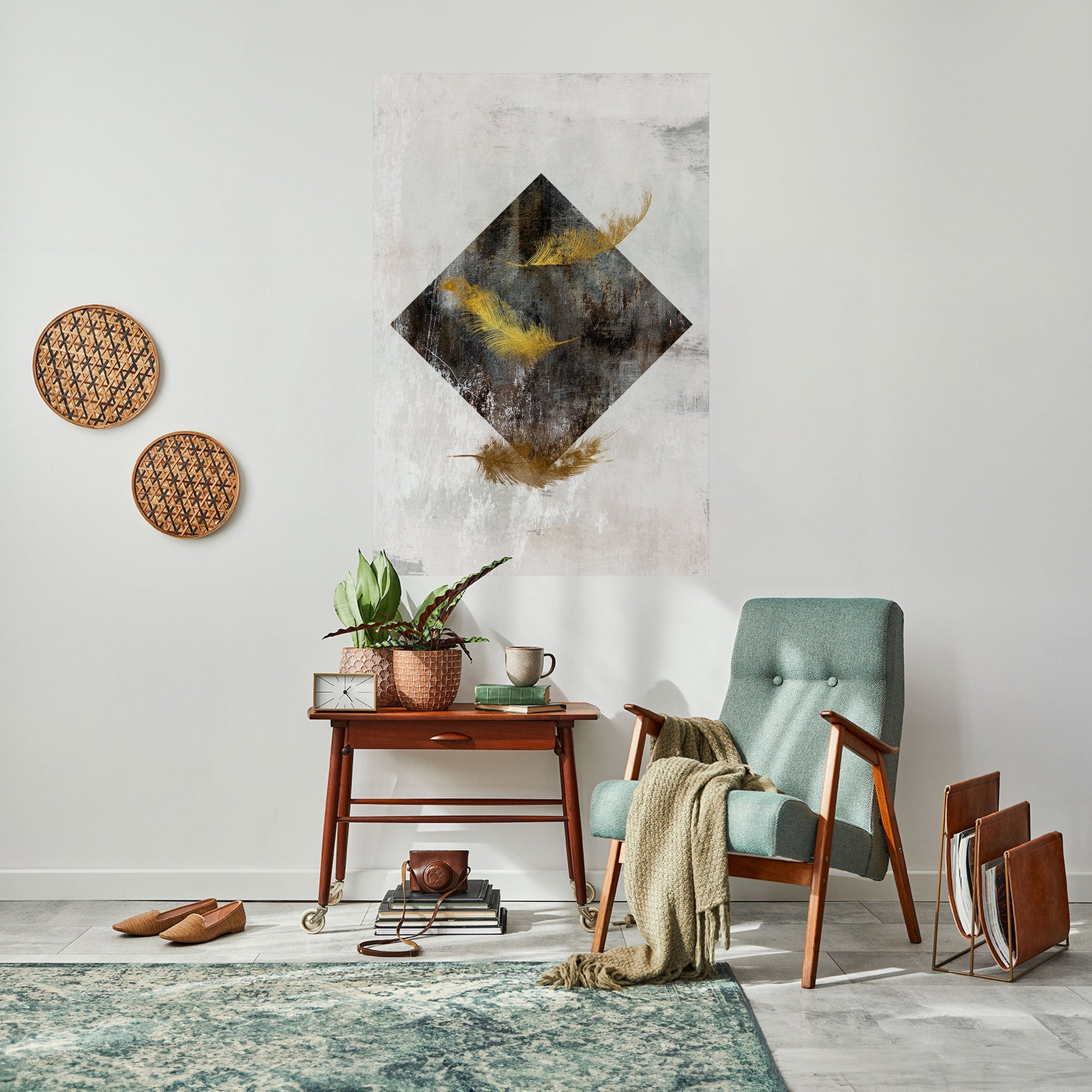 Affiche verticale autocollante FALLING LIGHTNESS