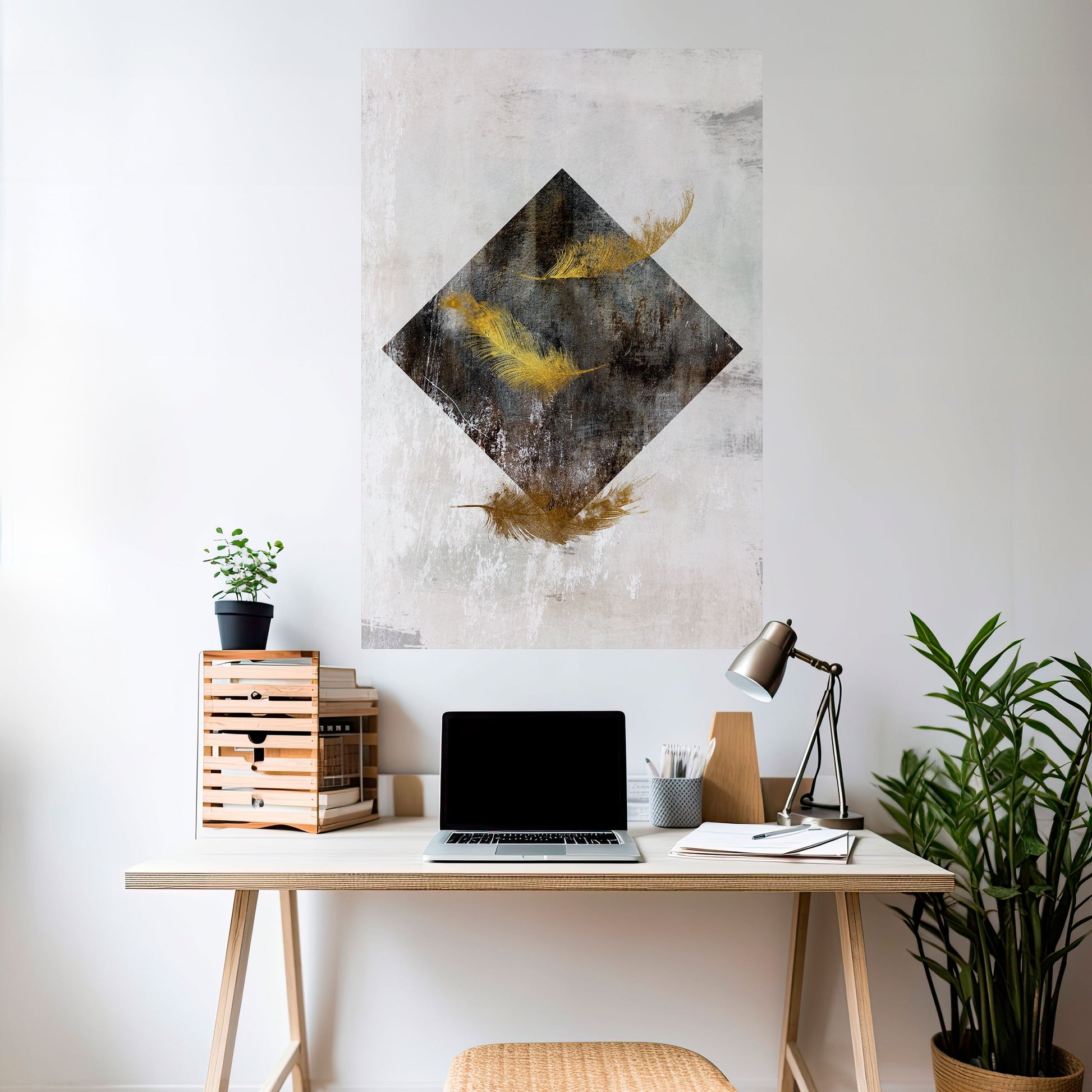 Affiche verticale autocollante FALLING LIGHTNESS