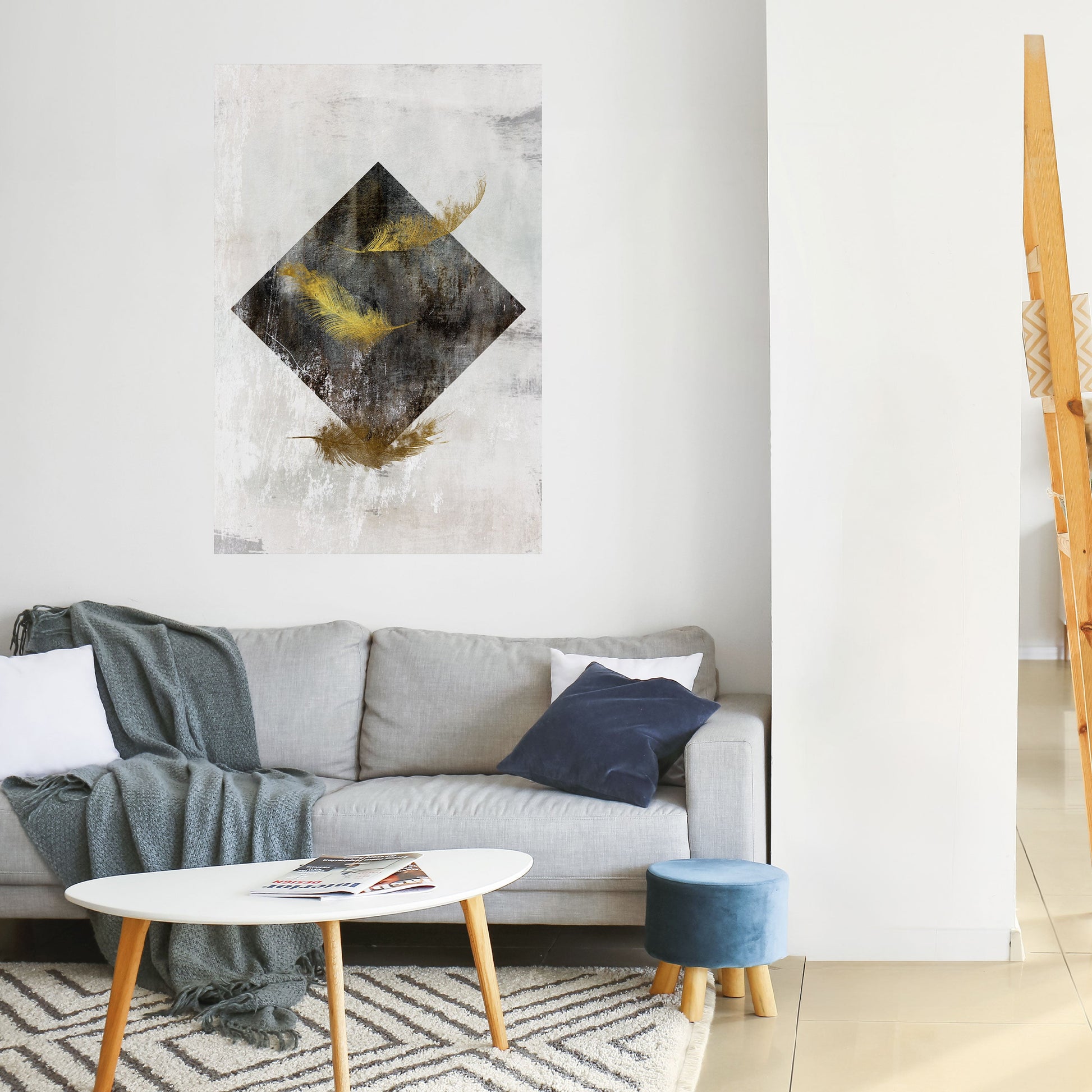 Affiche verticale autocollante FALLING LIGHTNESS