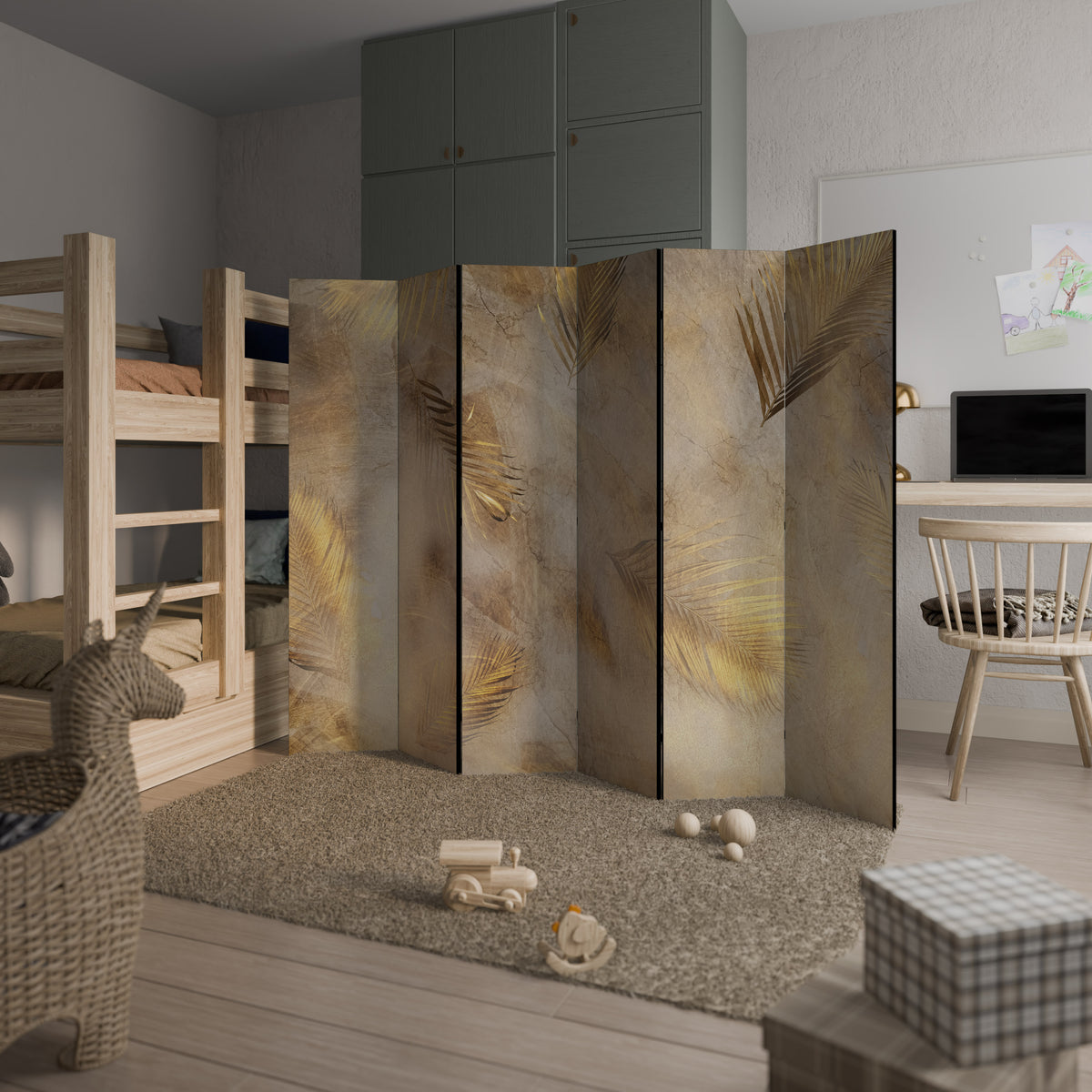 LEAVES OF SPLENDOR 6-Panel Room Divider