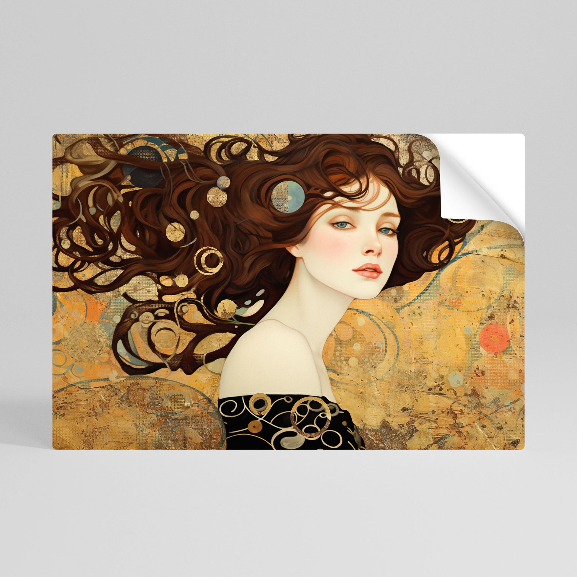 Affiche horizontale autocollante « LOST IN THOUGHT »