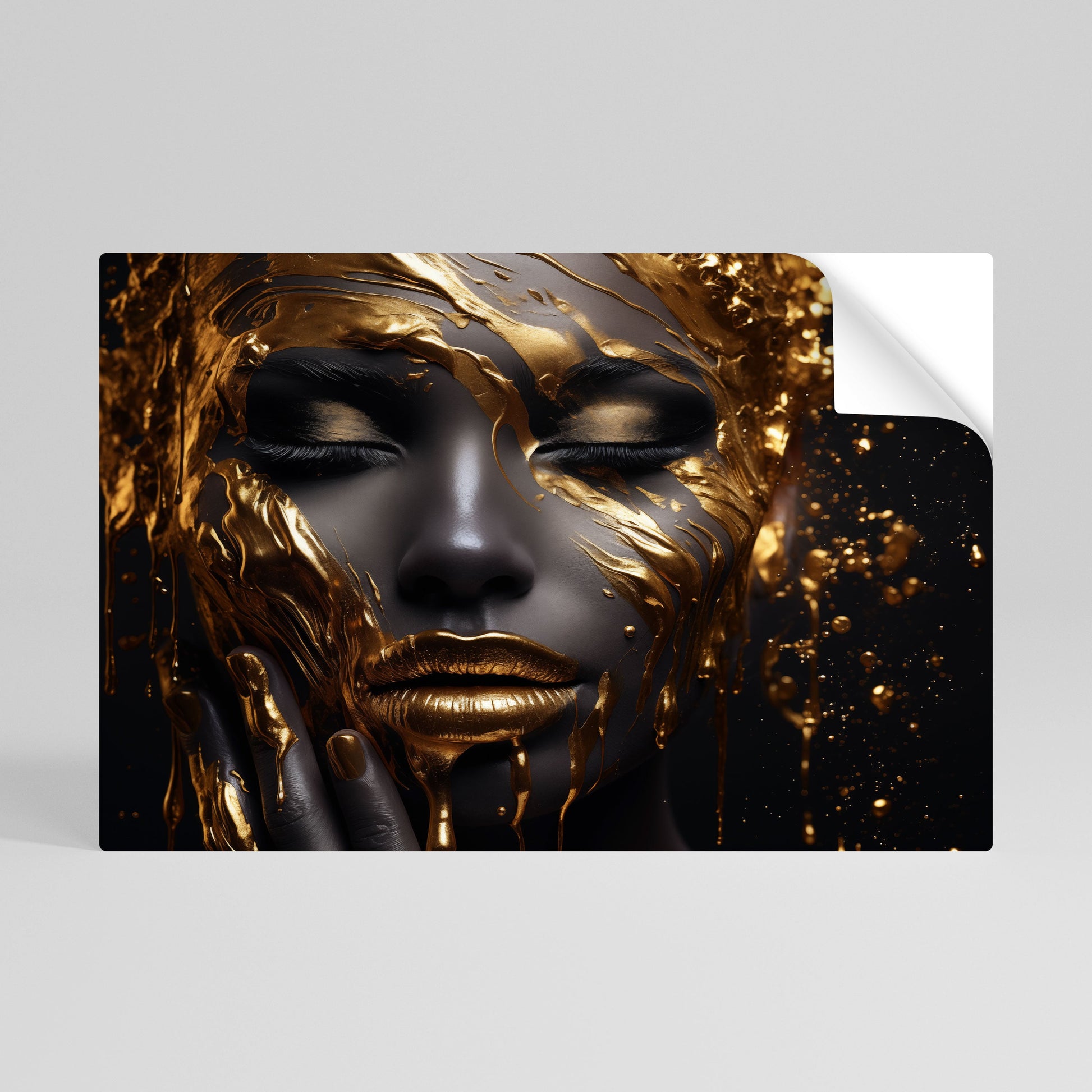 Affiche horizontale autocollante GOLDEN GODDESS