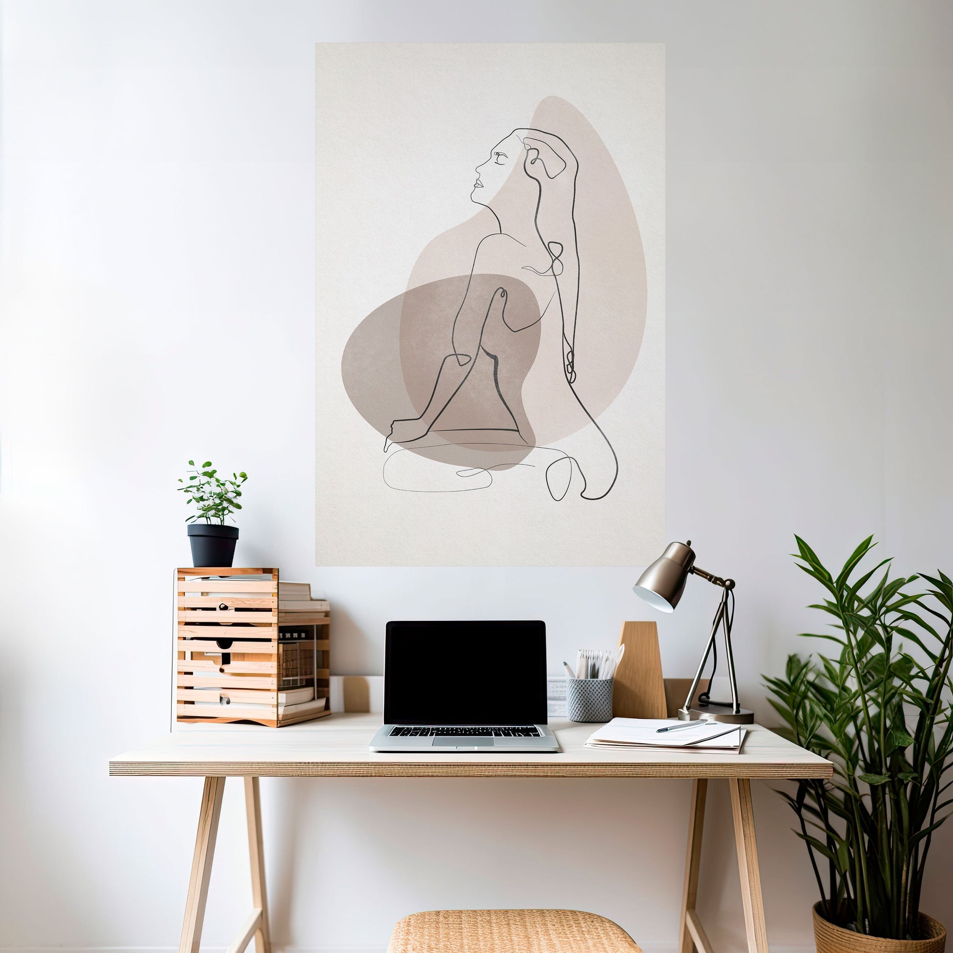 Affiche verticale autocollante CONTOURS OF BEAUTY