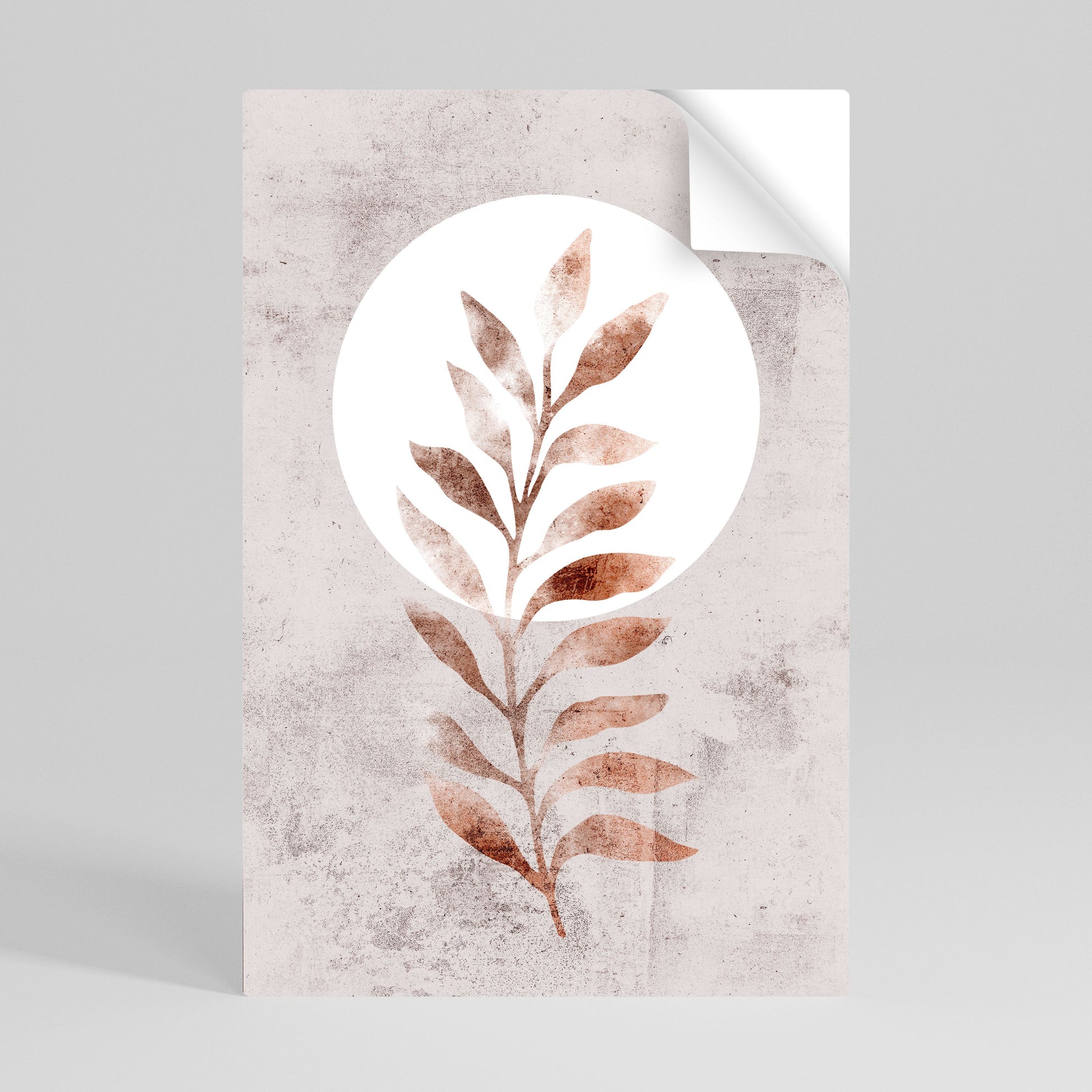 Affiche verticale autocollante LEAF RADIANCE