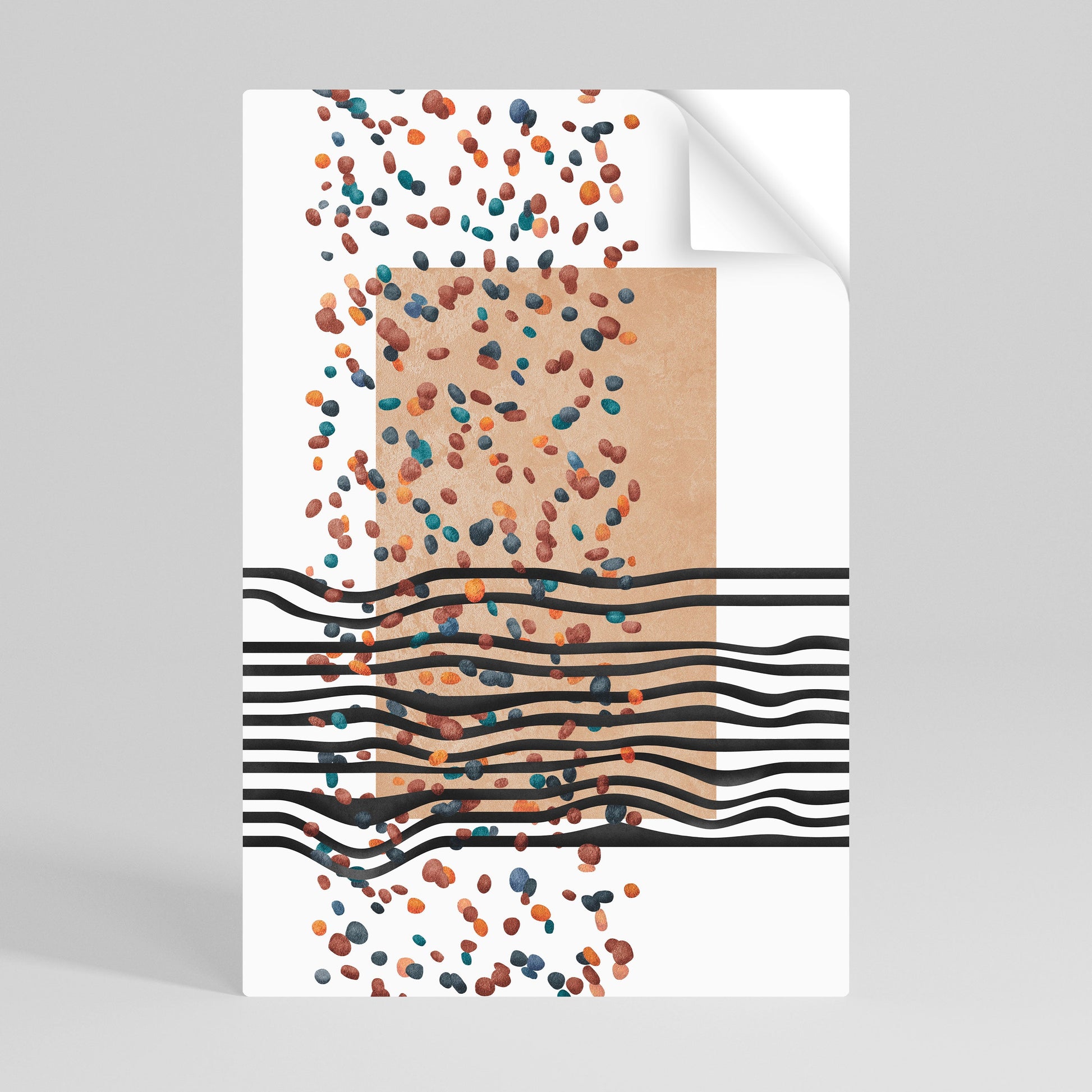 Affiche verticale autocollante « PLUIE IMAGINAIRE »