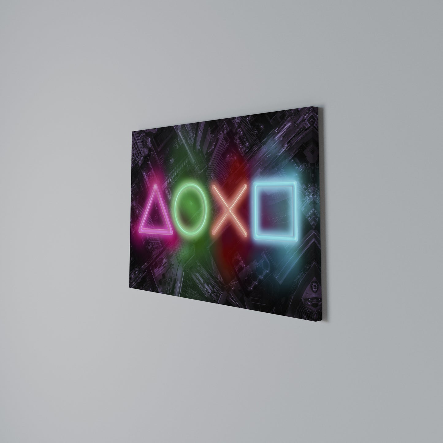 CYBERPUNK CHRONICLE Horizontal Canvas Print