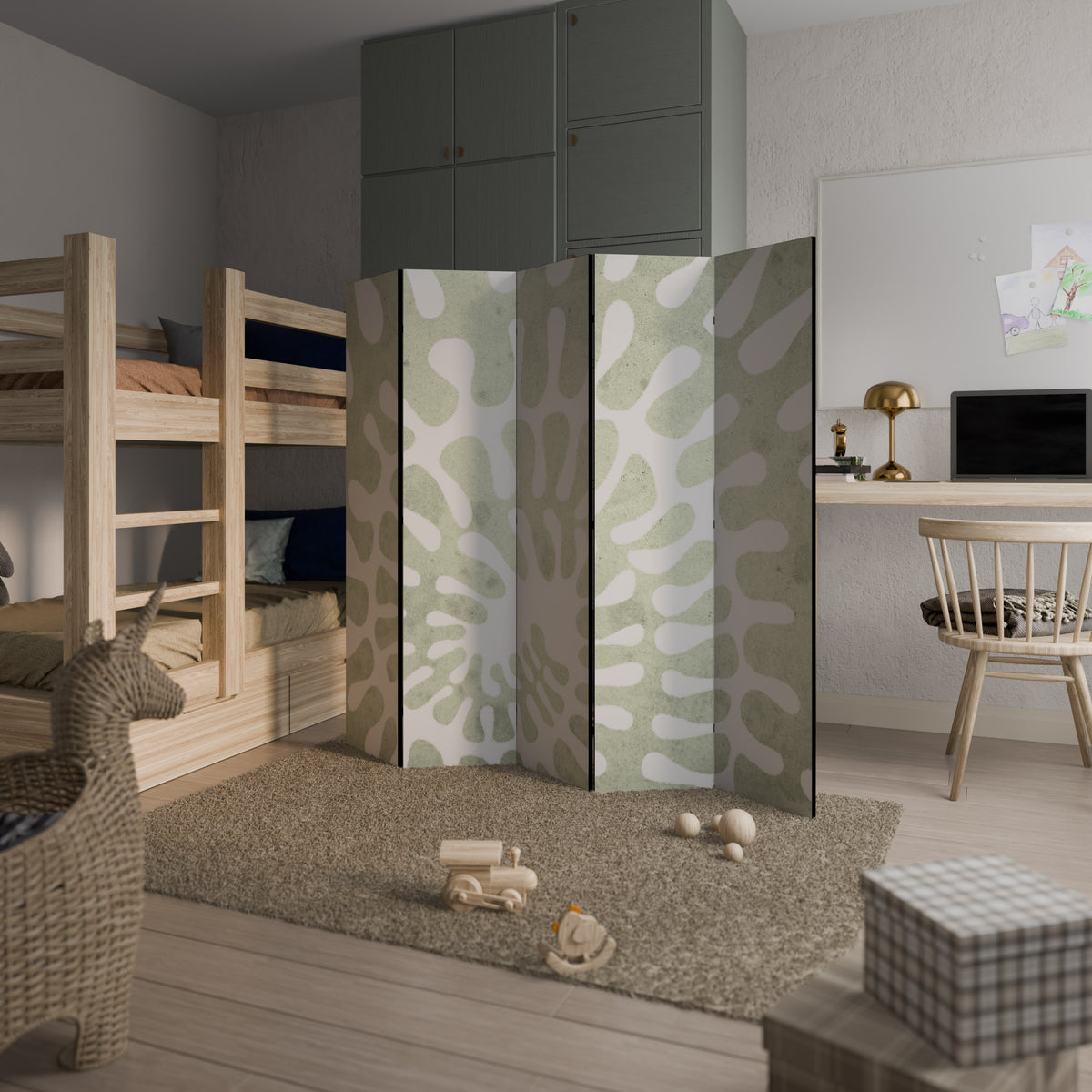 HELIX DANCE 5-Panel Room Divider
