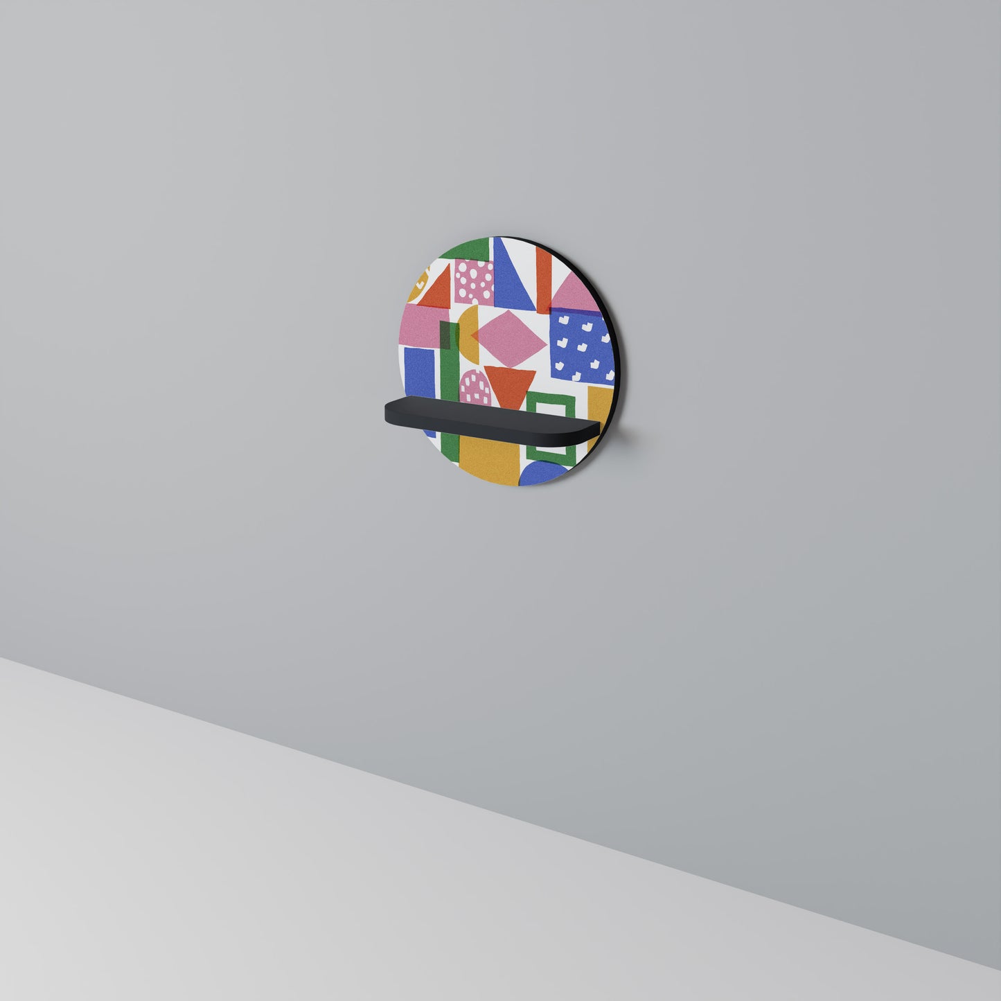 GEOMETRIC GLIMMER Art Shelf