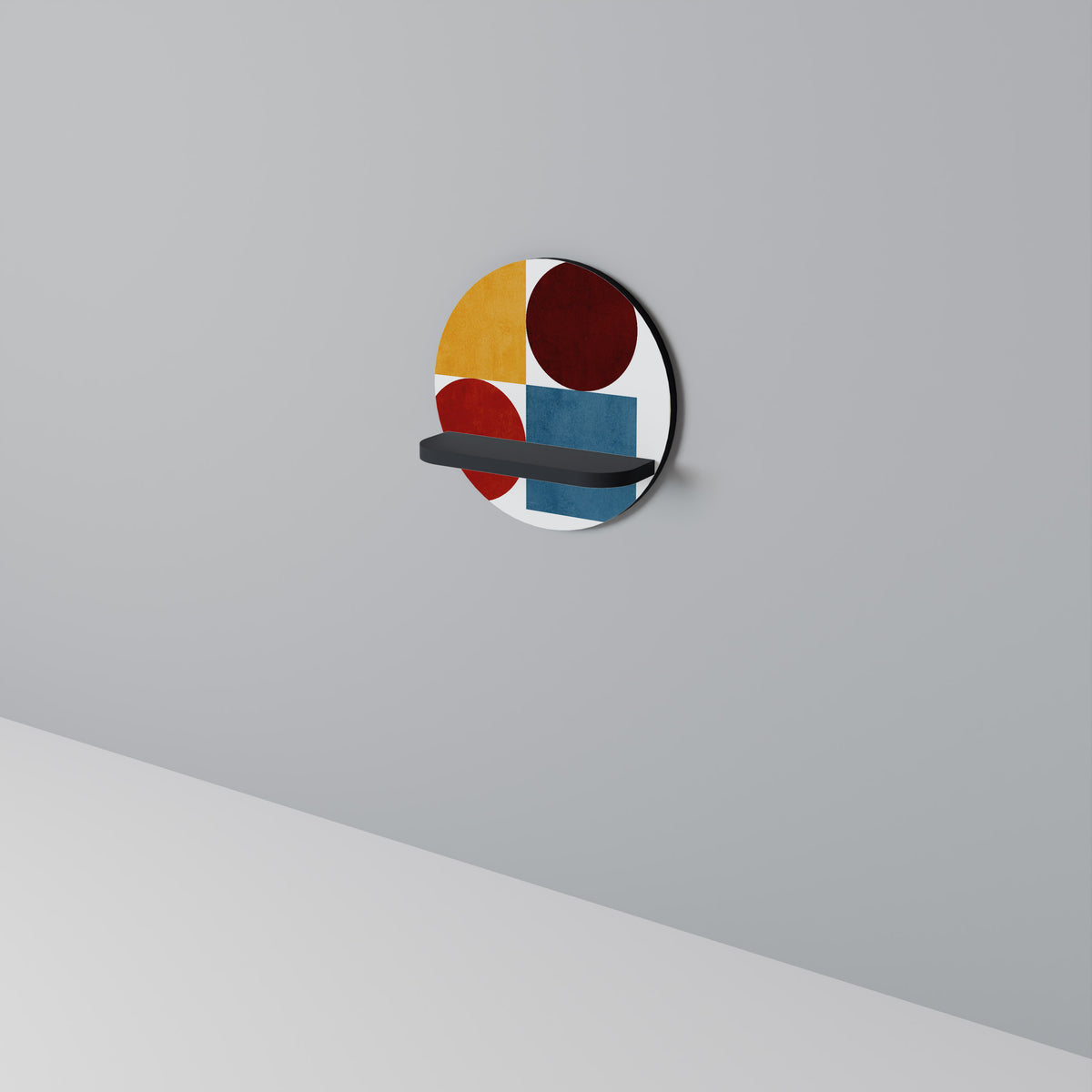GEOMETRIC PUZZLE Art Shelf