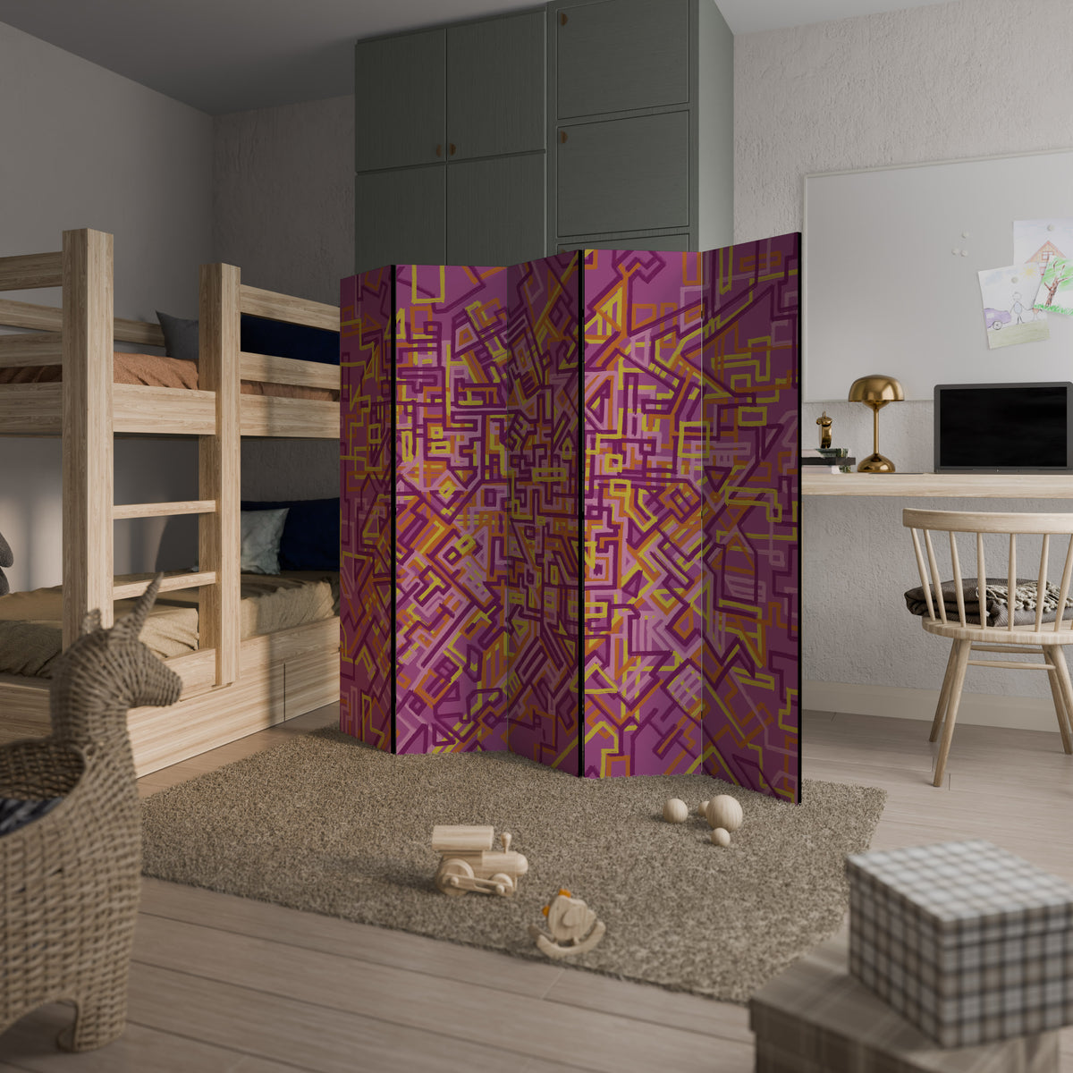 LOVELY MEMORIES 5-Panel Room Divider