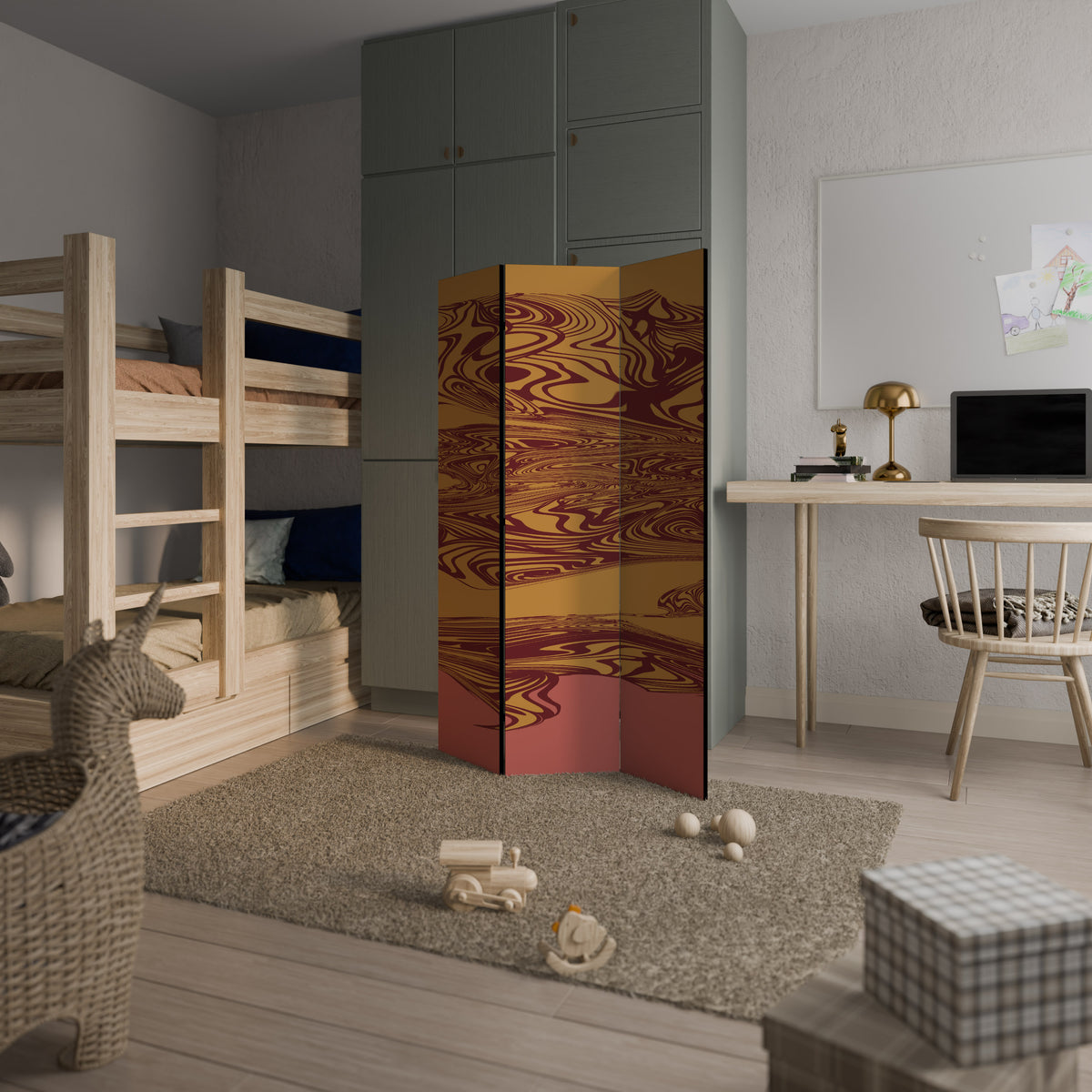 FLOATING THOUGHTS 3-Panel Room Divider