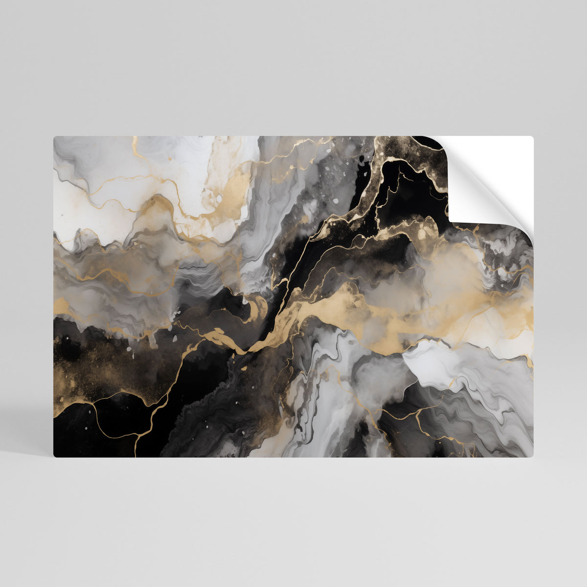 MYSTIC VEINS Peel and Stick Horizontal Poster