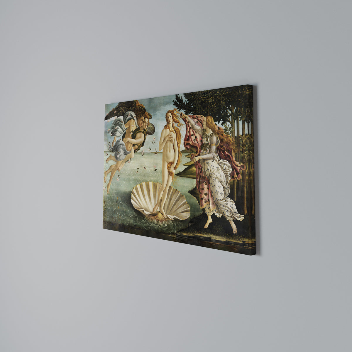 DIVINE BIRTH OF BEAUTY Horizontal Canvas Print