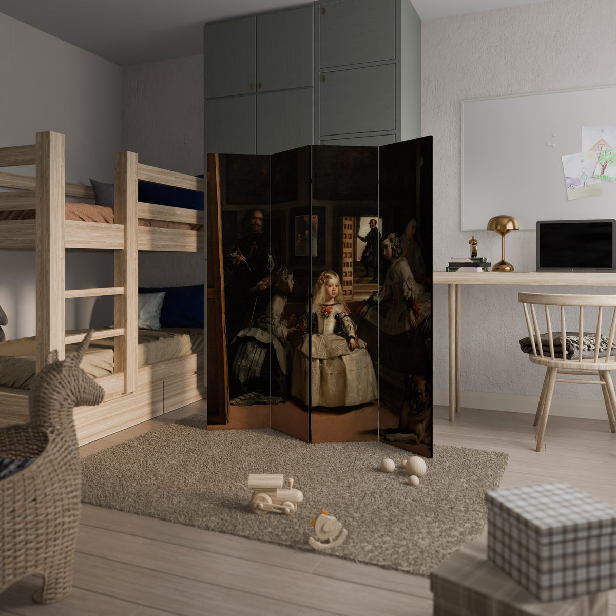 MYSTIQUE OF MOMENTS 4-Panel Room Divider