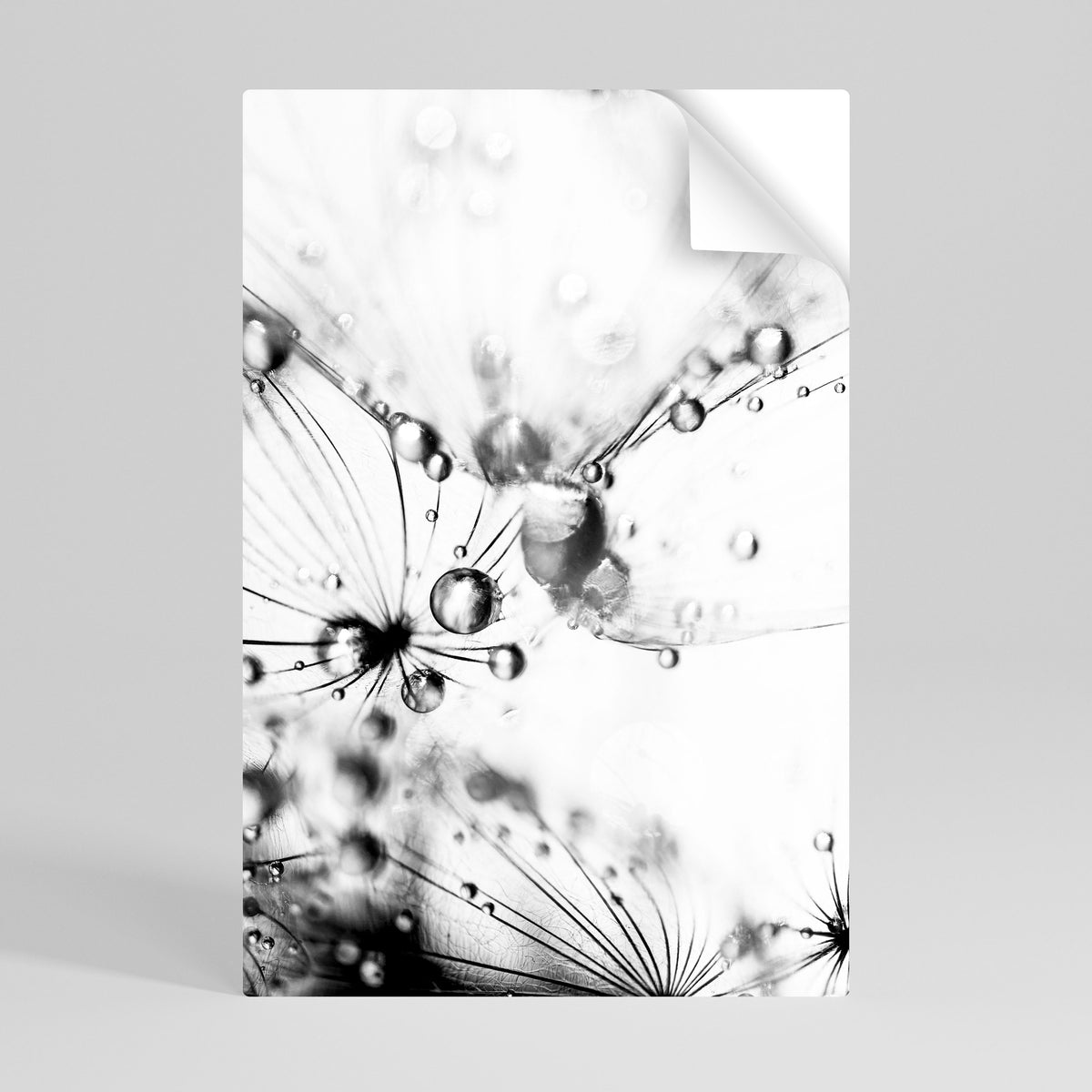 ELEGANT DROPLETS Peel and Stick Vertical Poster
