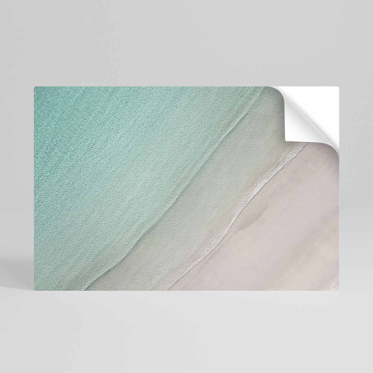 COASTAL CALM ARTISTRY Peel and Stick Horizontal Poster