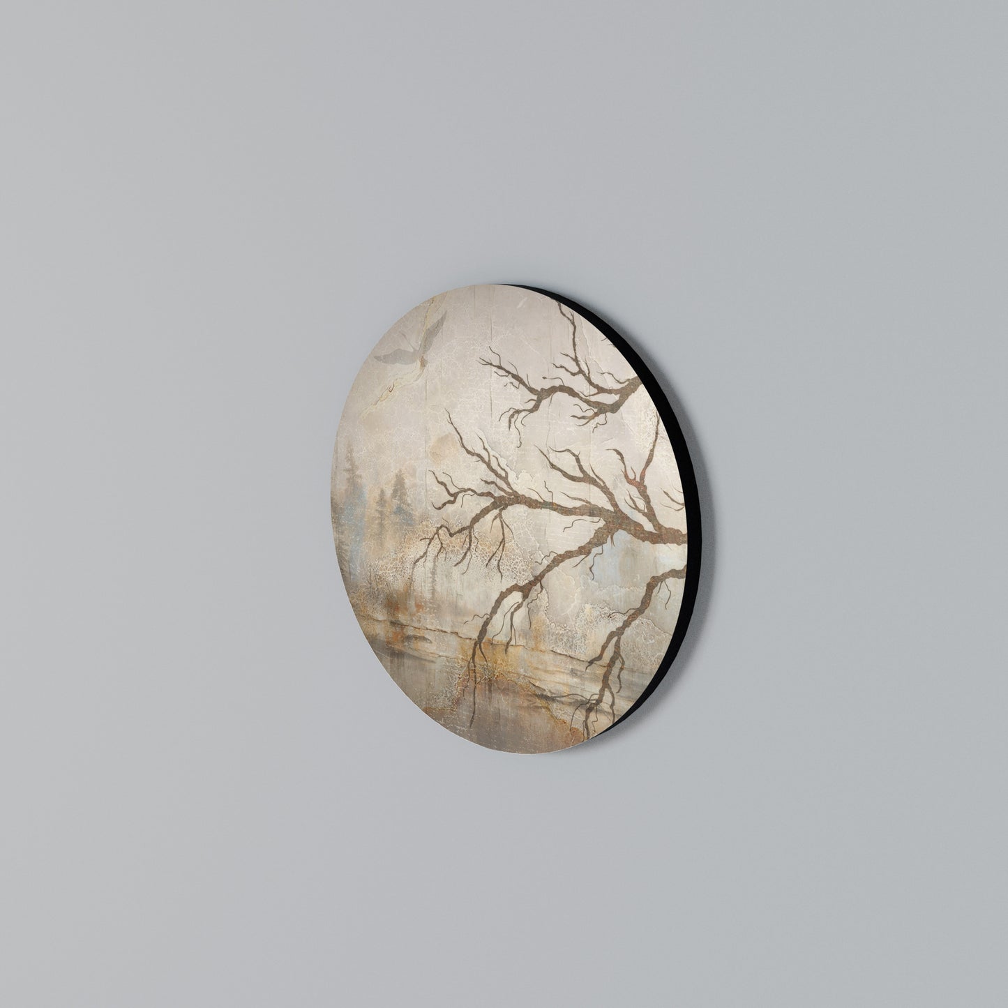 FLIGHT OF FANTASY Round Wall Art