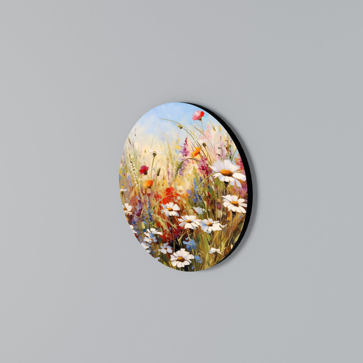 DAISY DAYDREAMS Round Wall Art