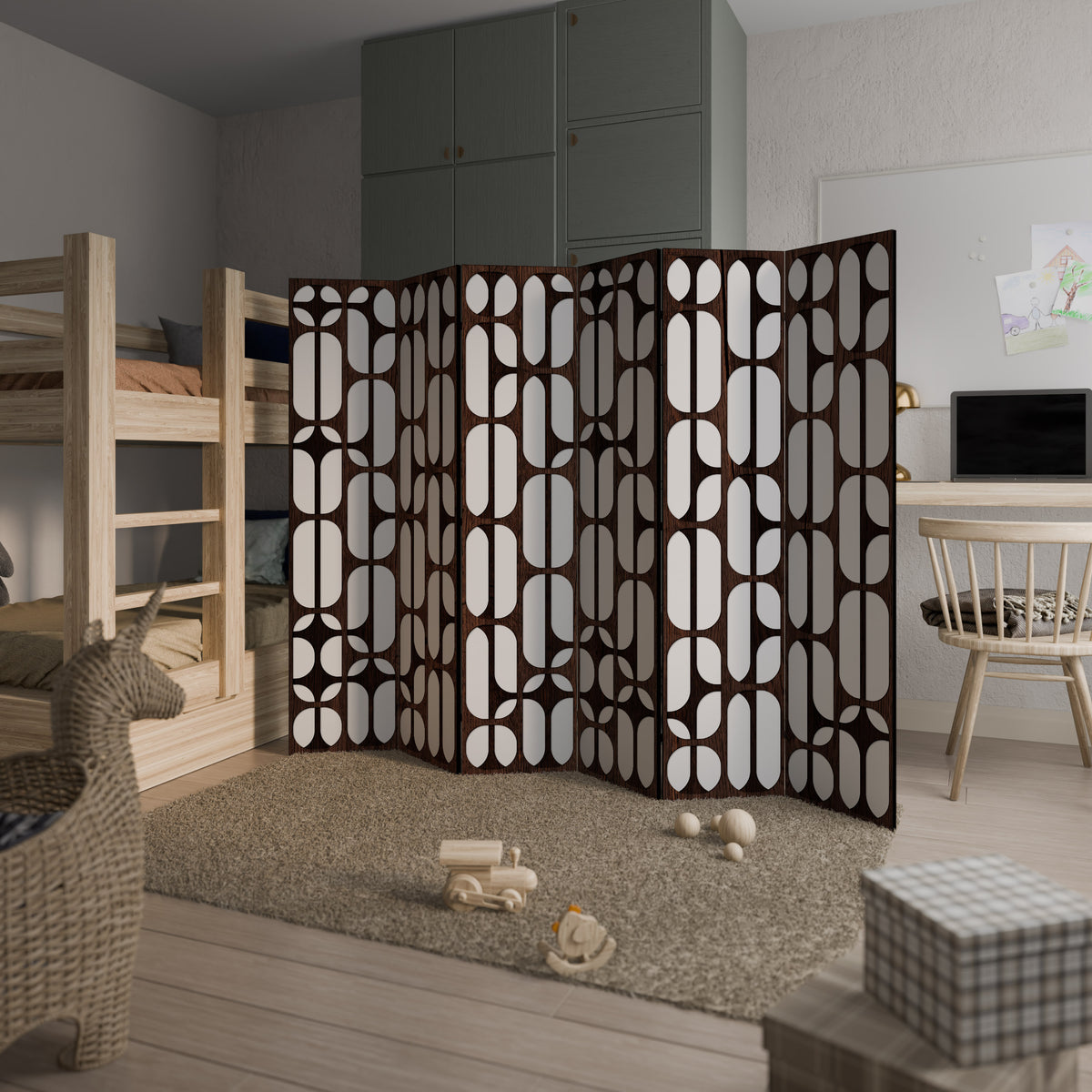 ARTISTIC SPACE HARMONY 6-Panel Room Divider