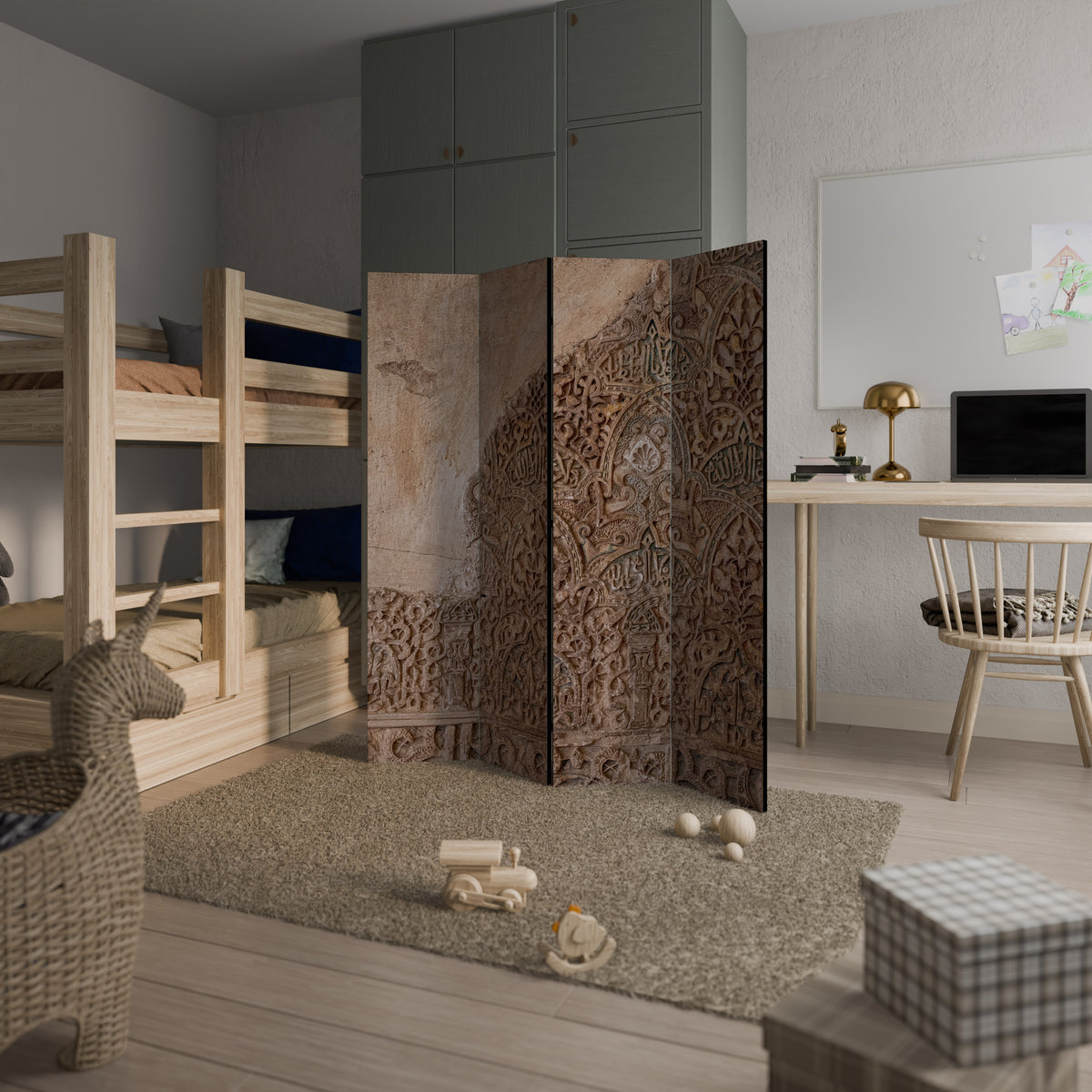 ARABESQUE WHISPERS 4-Panel Room Divider