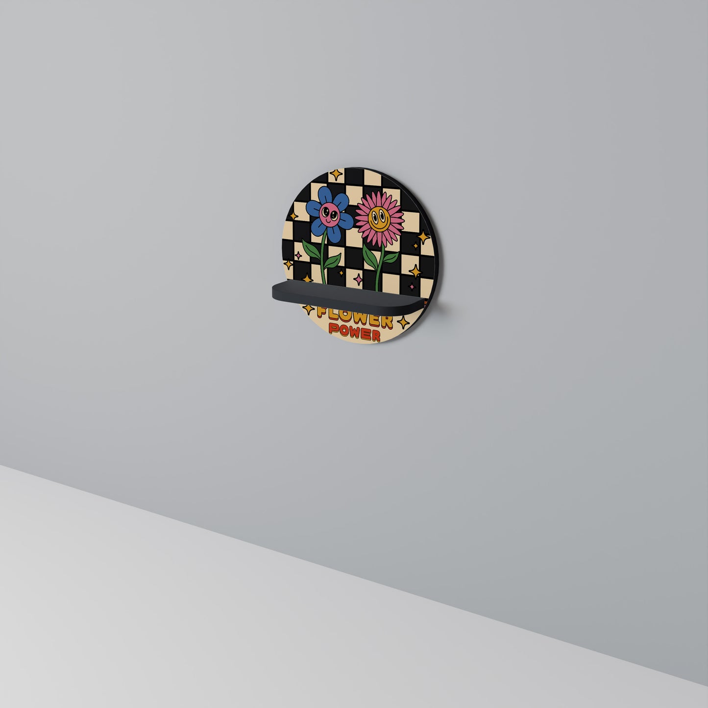 FLOWER POWER Art Shelf