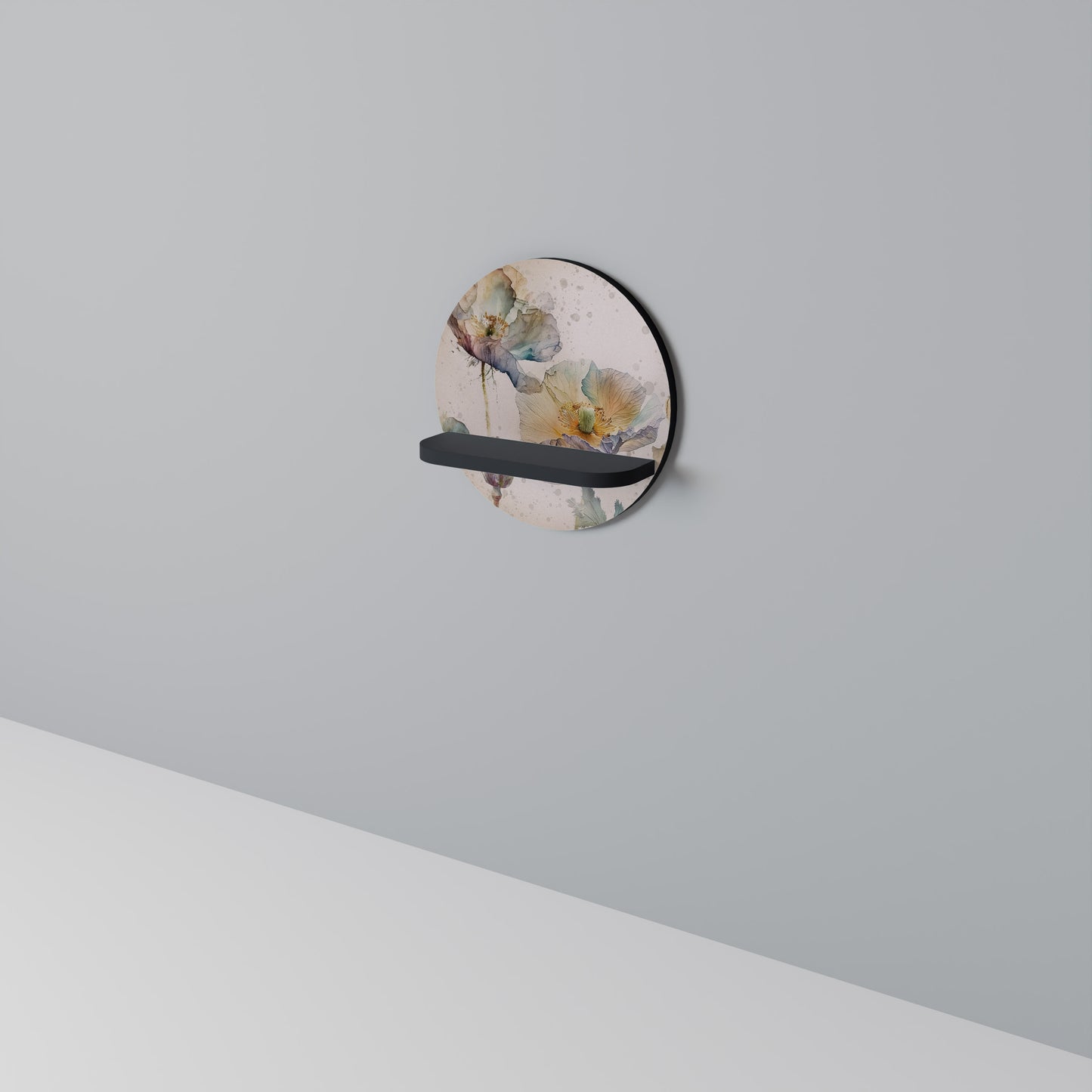 SOFTEN POPPY Art Shelf