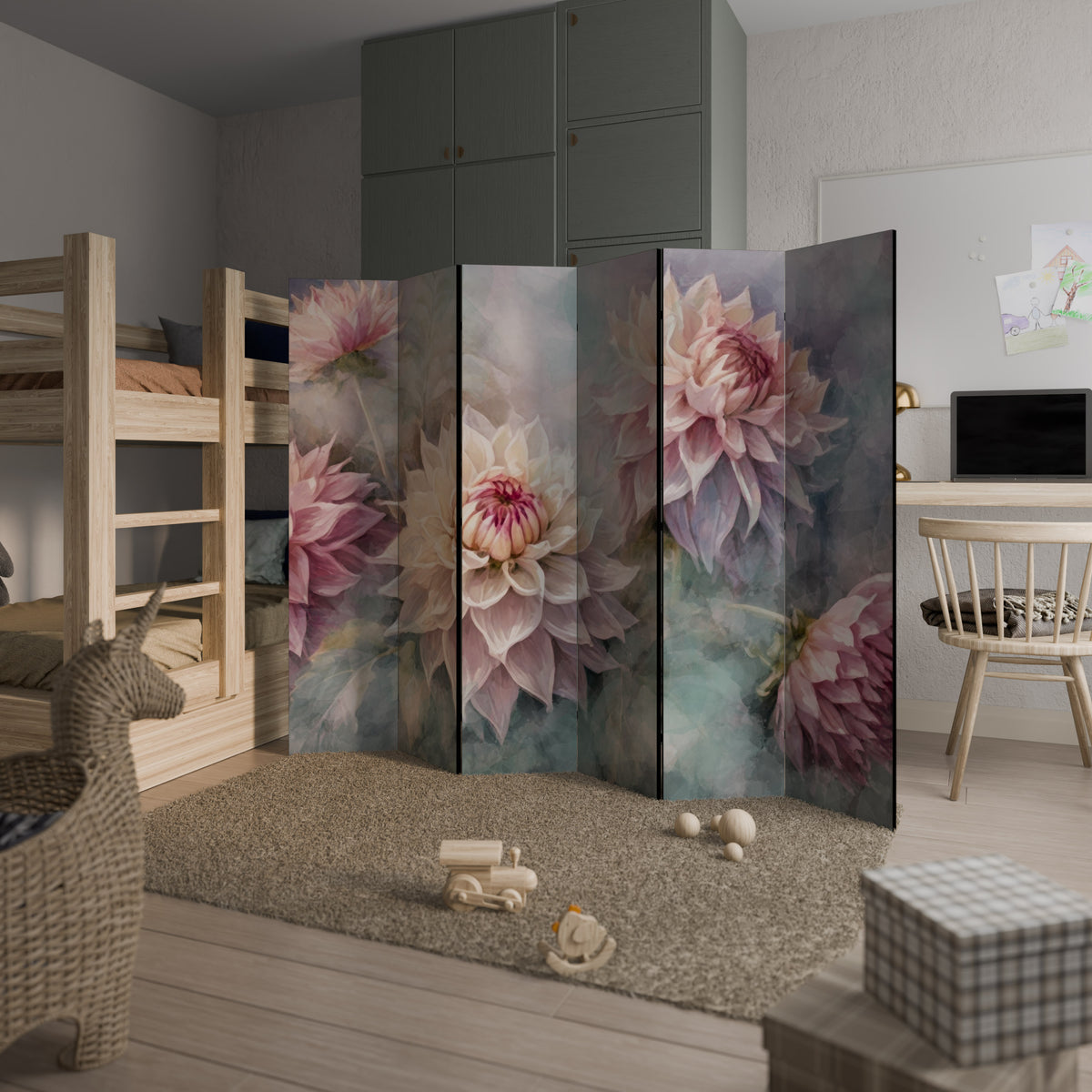 LUMINOUS GARDEN 6-Panel Room Divider