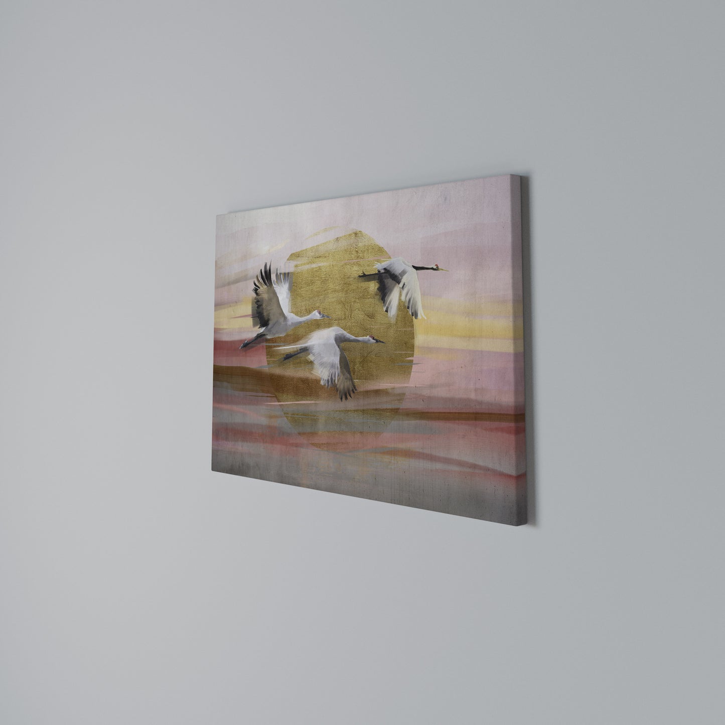 ELEGANT FLIGHT SYMPHONY Horizontal Canvas Print