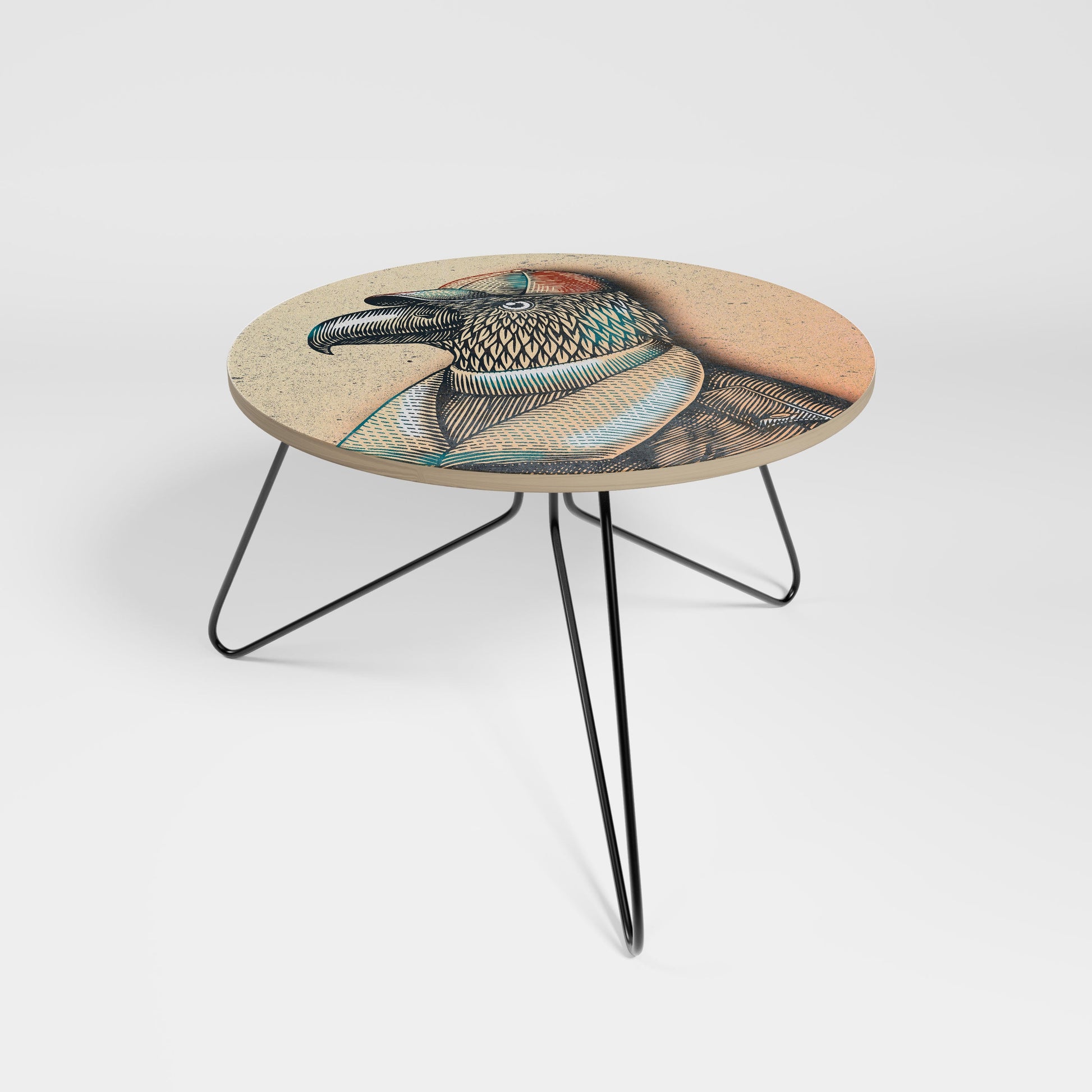 Table basse FASHIONISTA à plumes 60