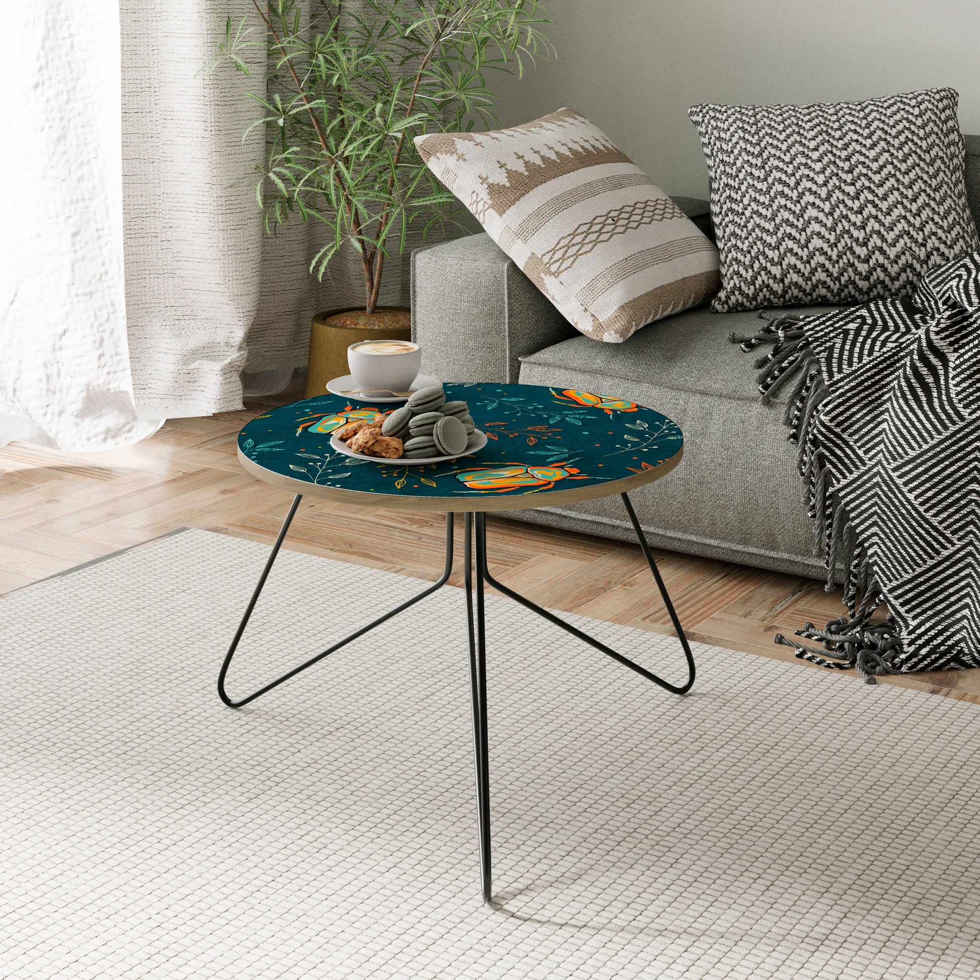 Table basse INSECTES D'AUTOMNE 60