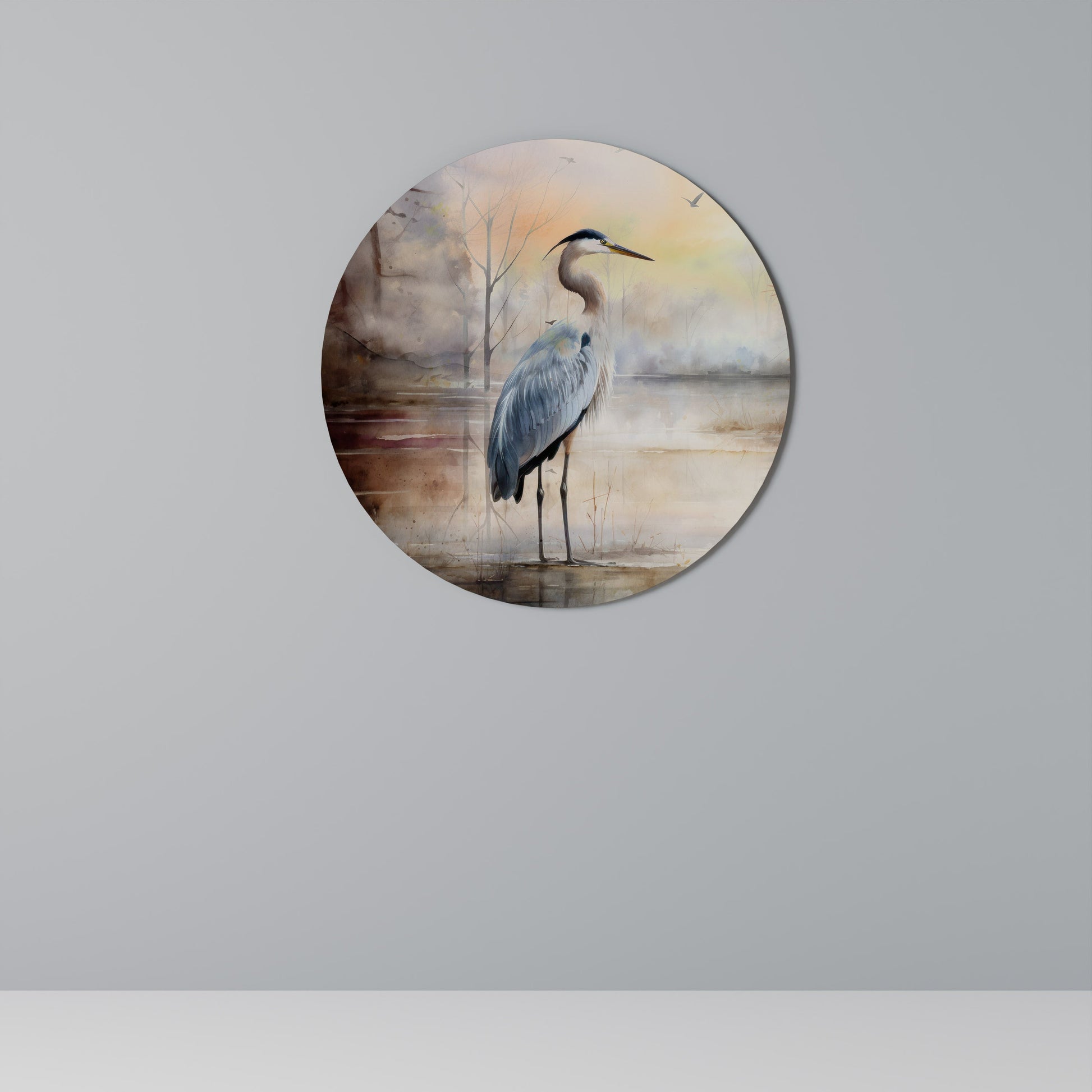 Décoration murale ronde HERON DAYDREAM