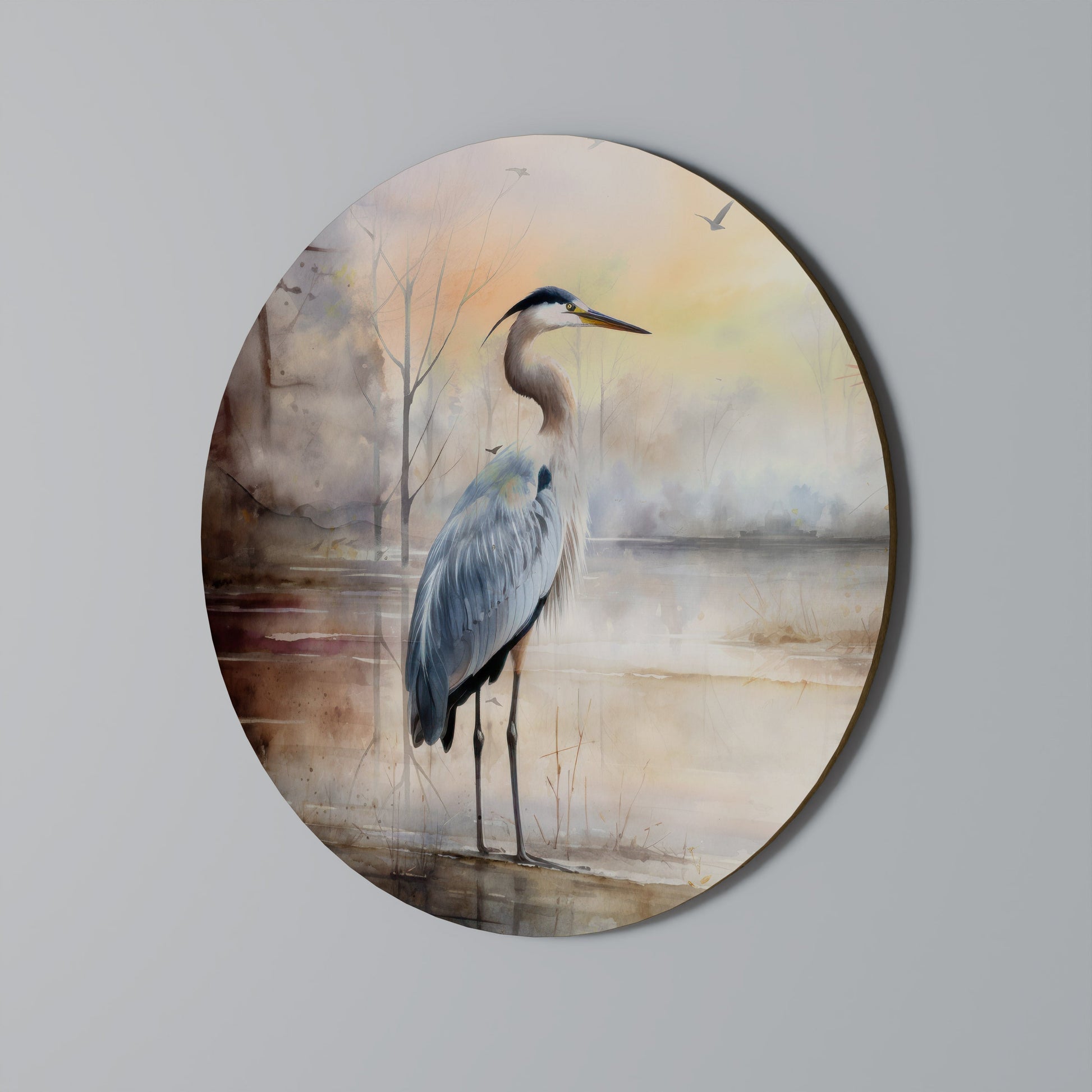 Décoration murale ronde HERON DAYDREAM