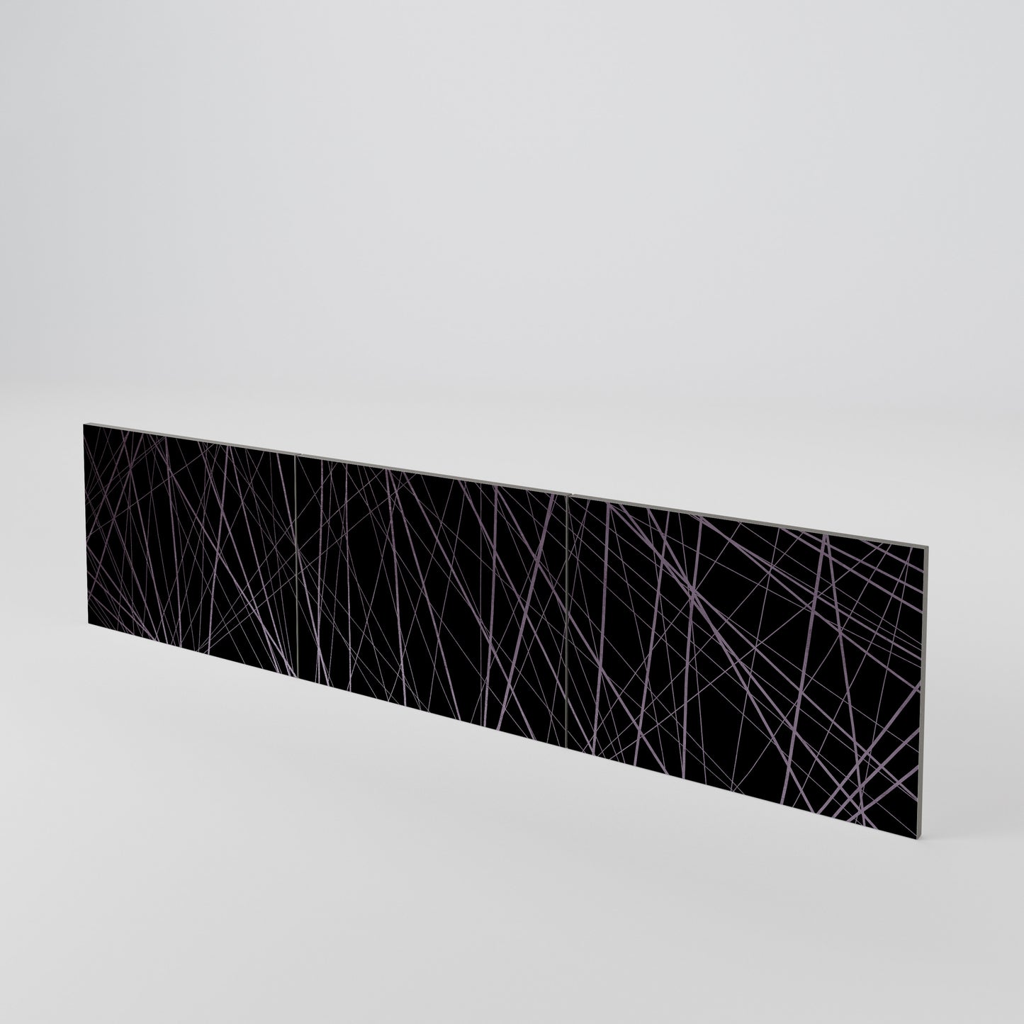 SHIMMER SPIDERGRAM 3-Piece TV Cabinet Door Set