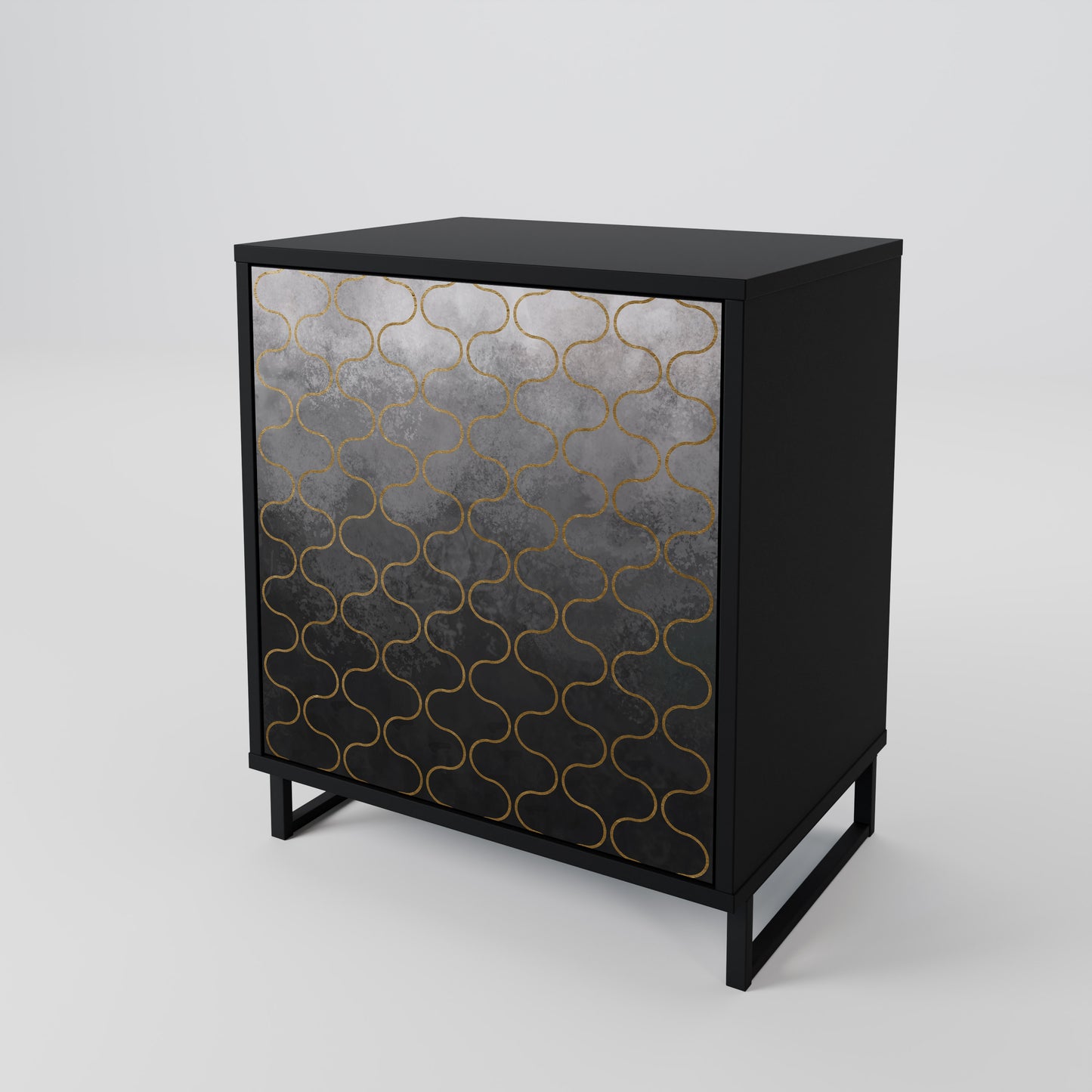 TESSELATED GRAYISH 1-Door Sideboard