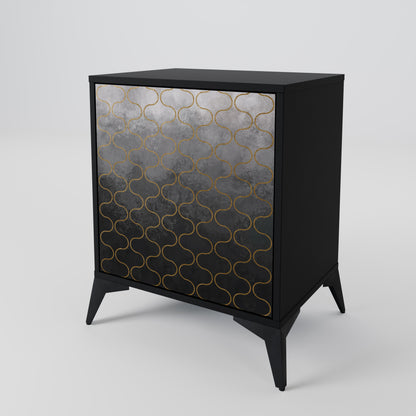 TESSELATED GRAYISH 1-Door Sideboard