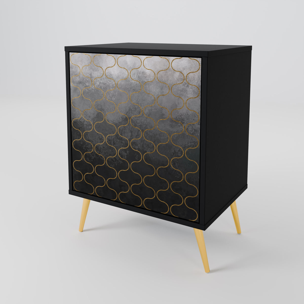 TESSELATED GRAYISH 1-Door Sideboard