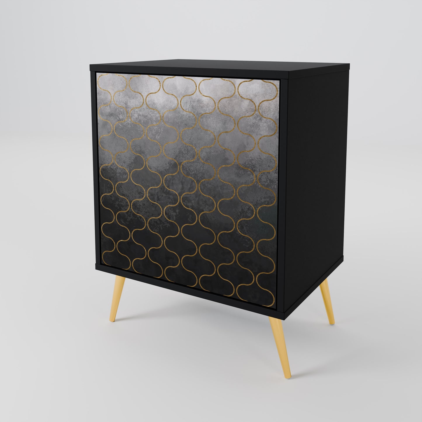 TESSELATED GRAYISH 1-Door Sideboard