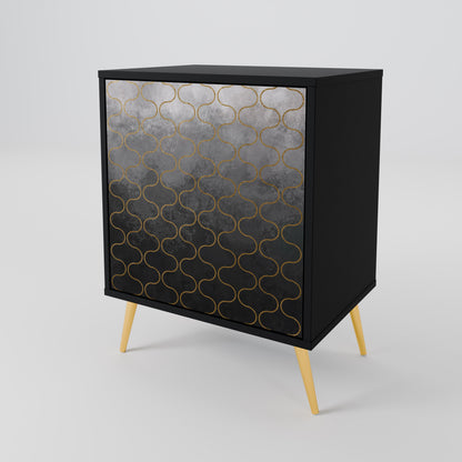 TESSELATED GRAYISH 1-Door Sideboard
