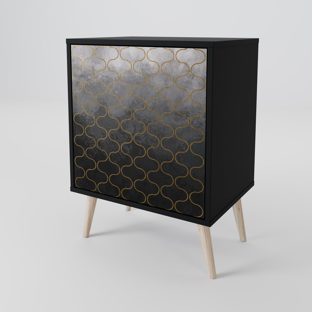 TESSELATED GRAYISH 1-Door Sideboard