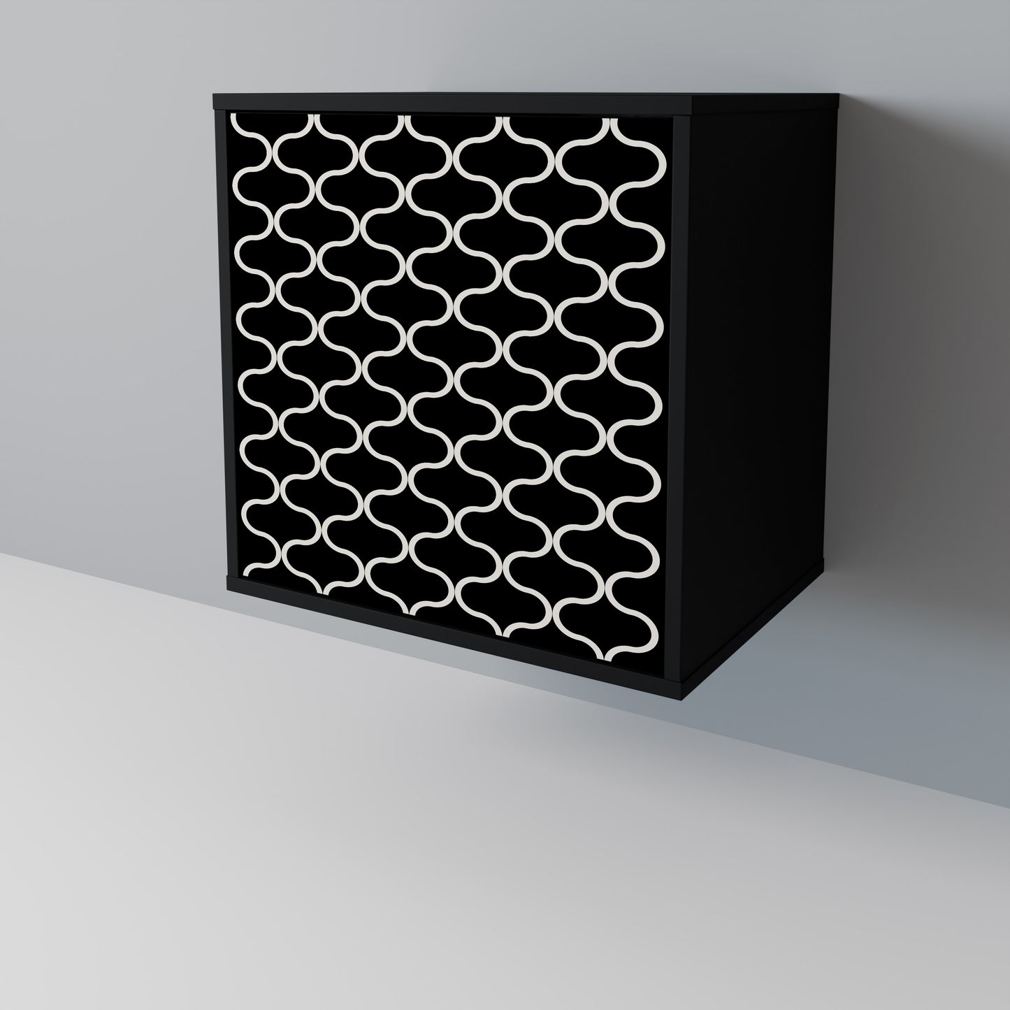 TESSELATED BLACKNESS 1-Door Sideboard