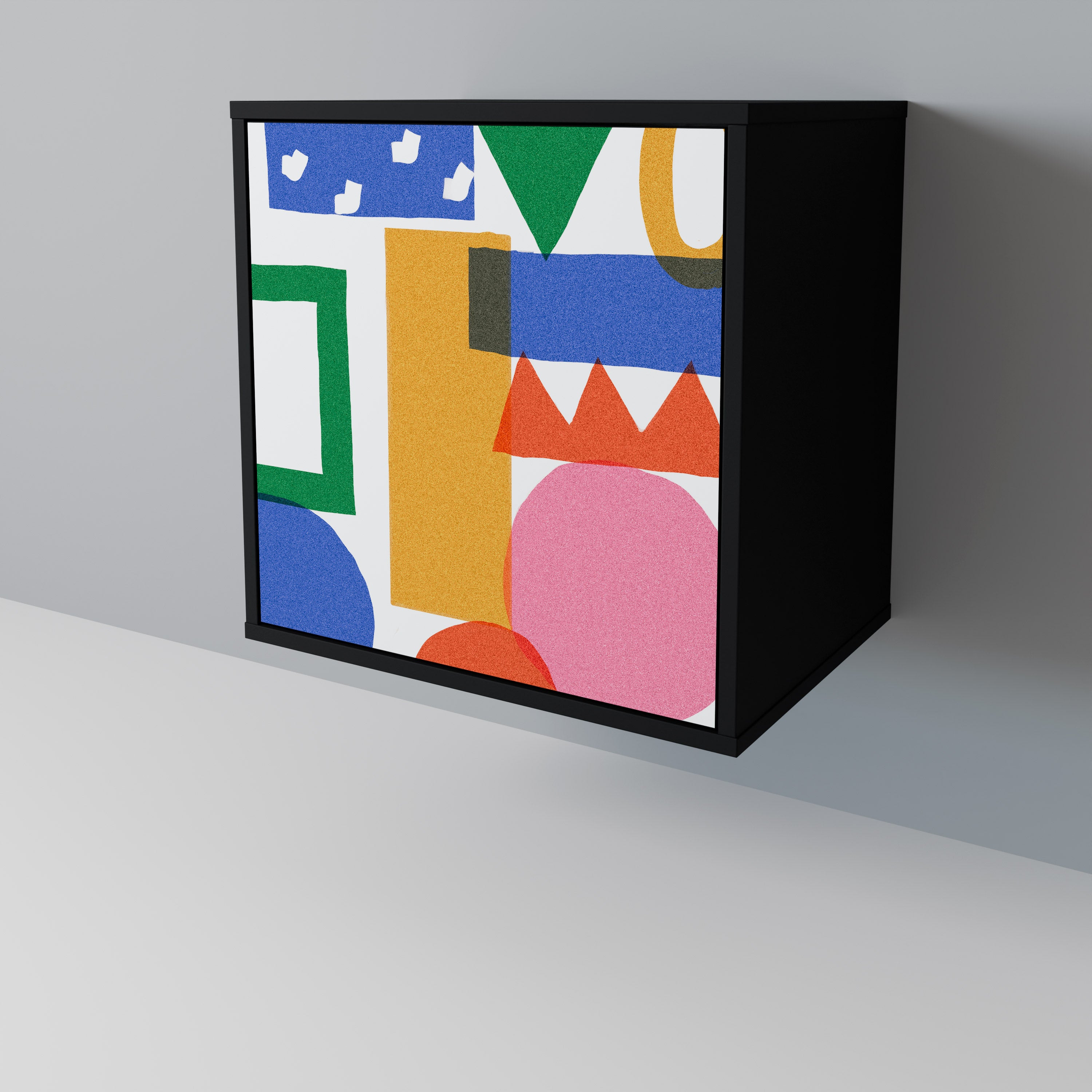 GEOMETRIC GLIMMER 1-Door Sideboard