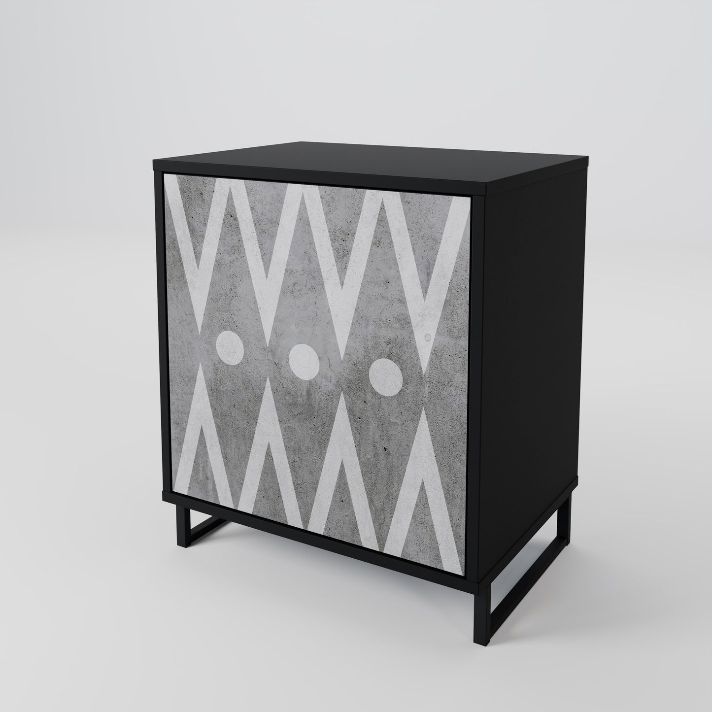 SHARP EDGES 1-Door Sideboard