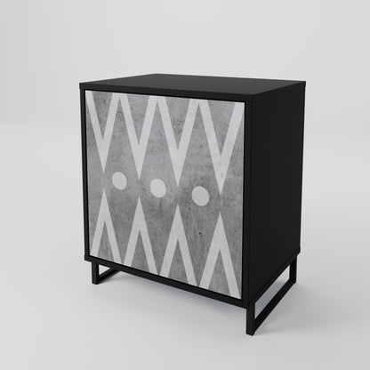 SHARP EDGES 1-Door Sideboard