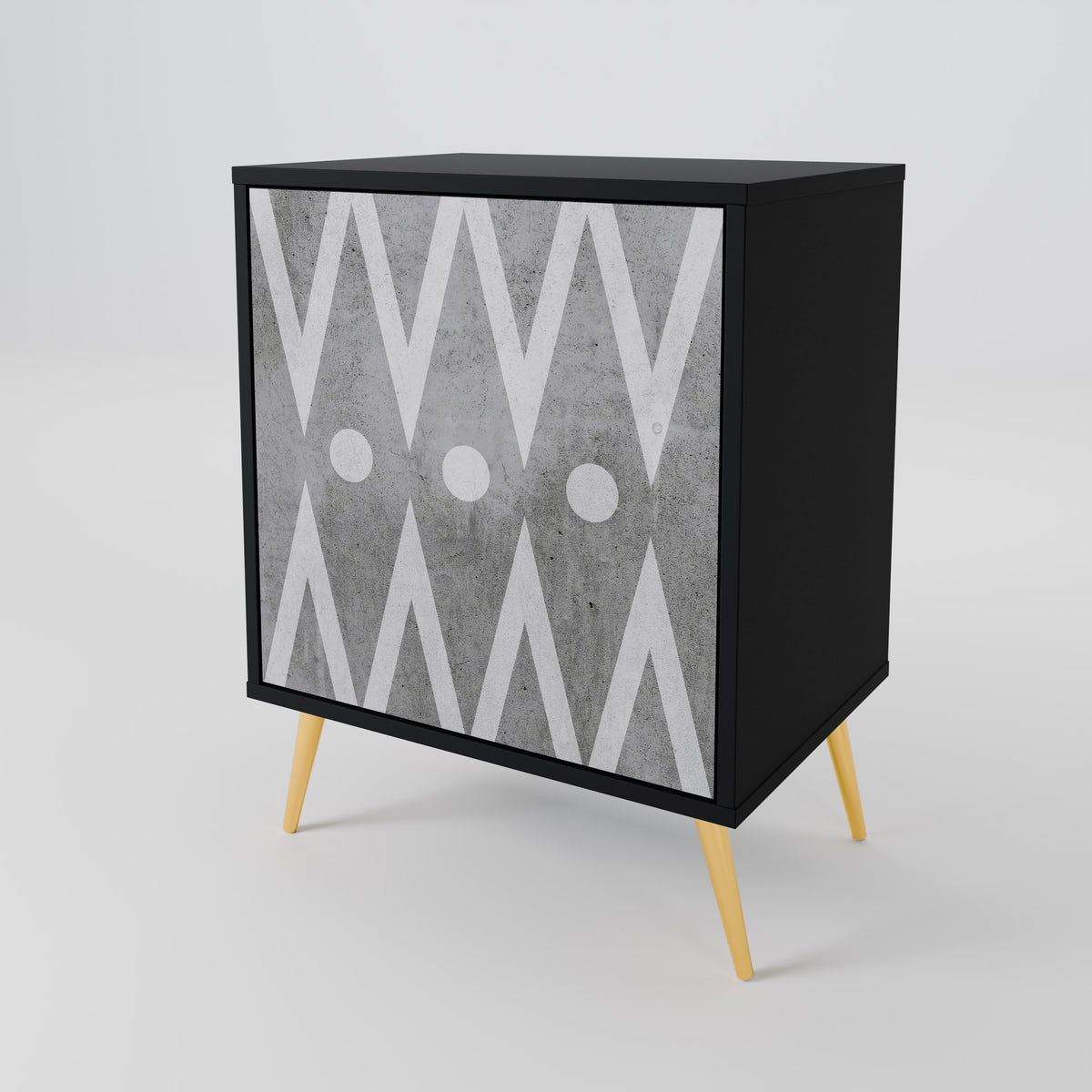SHARP EDGES 1-Door Sideboard