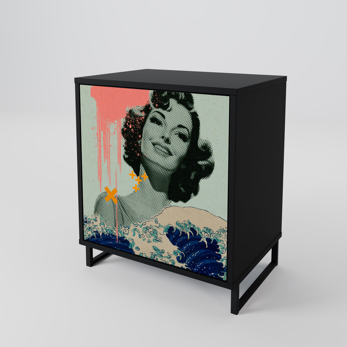 KANAGAWA BEAUTY 1-Door Sideboard