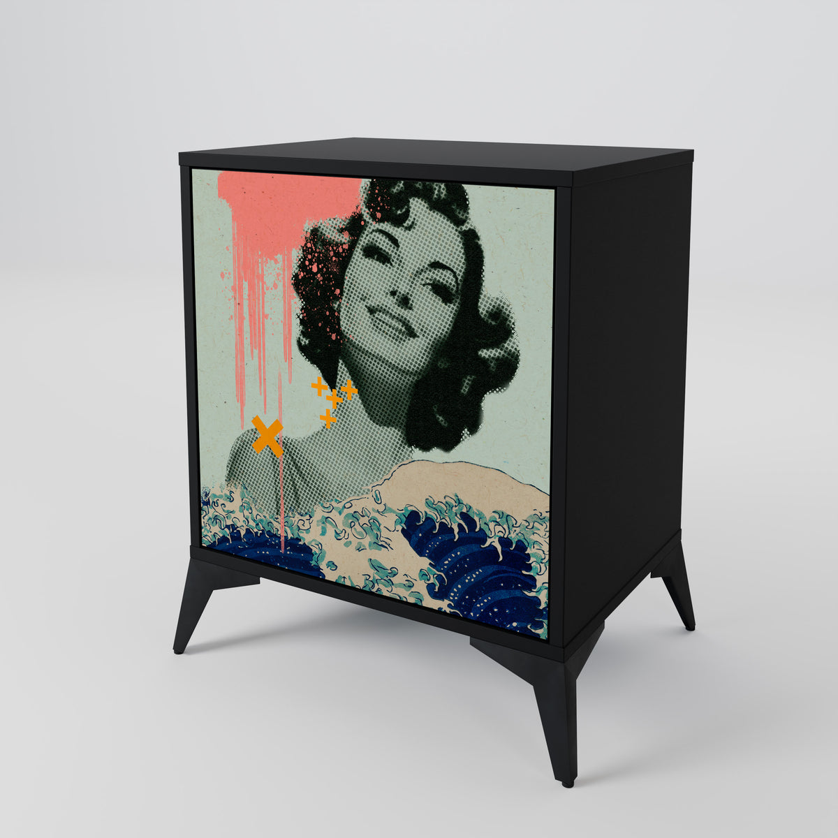 KANAGAWA BEAUTY 1-Door Sideboard